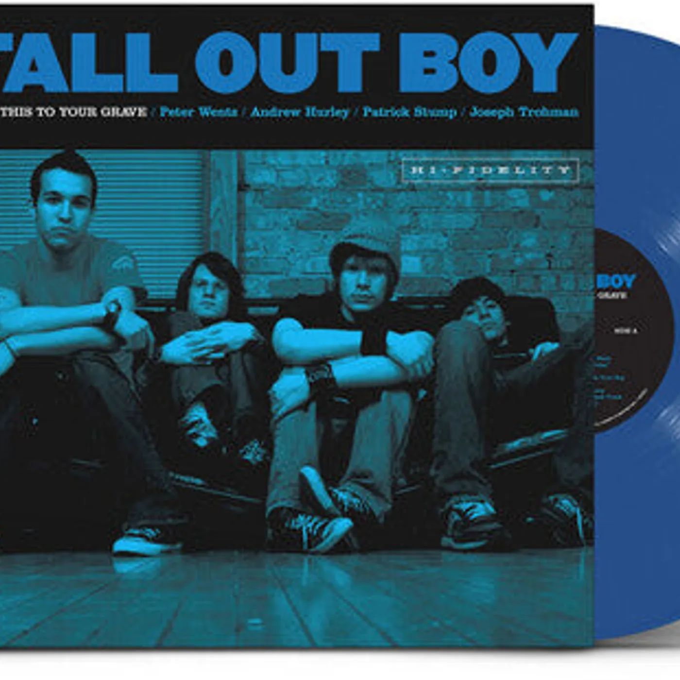 Fall Out Boy LP Vinyl - Take This To Your Grave (20Th Anniversary) (Blue)