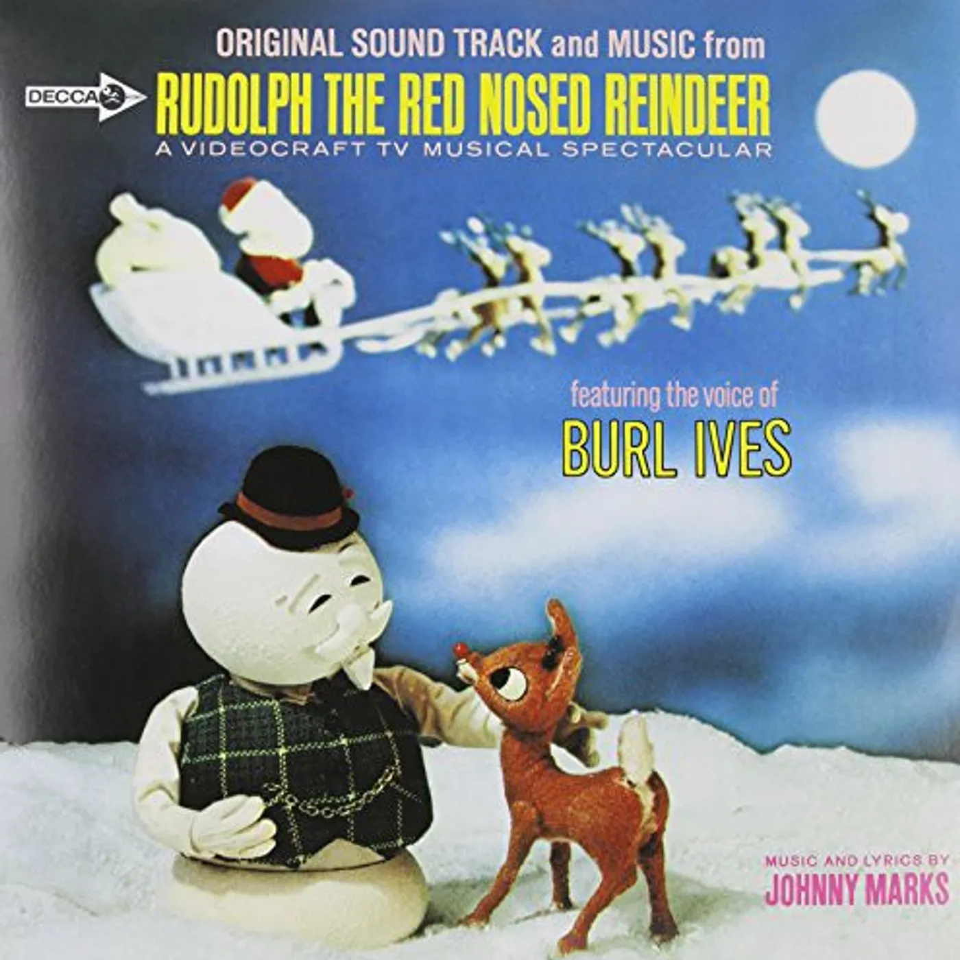 Burl Ives LP Vinyl - Rudolph The Red-Nosed Reindeer