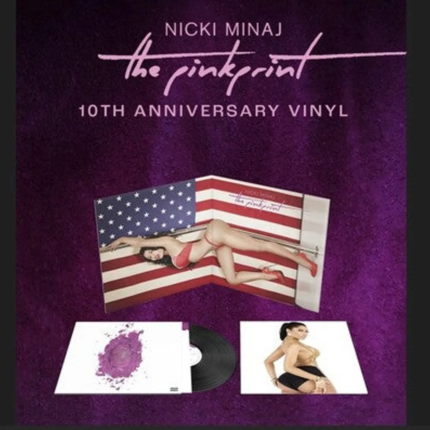 Nicki Minaj LP Vinyl - Pinkprint (Gate Fold) (Aniv)