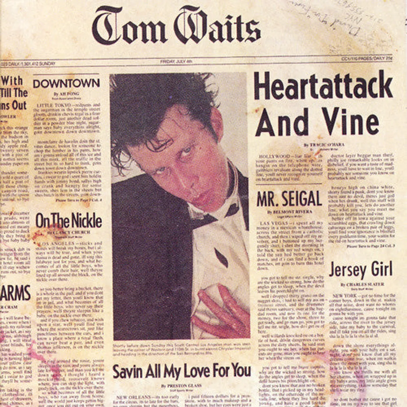 Tom Waits LP Vinyl - Heartattack & Vine (Rmst)