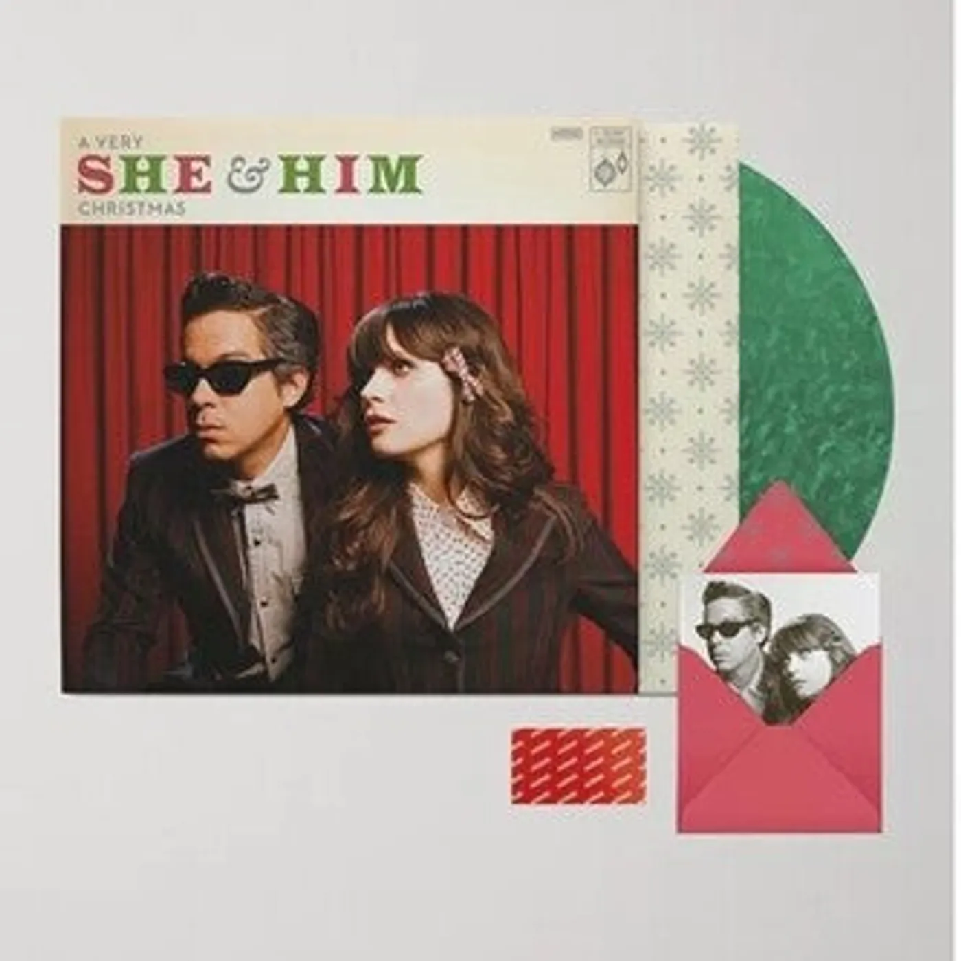 She & Him LP Vinyl - Very She & Him Christmas - Translucent Green (Grn)