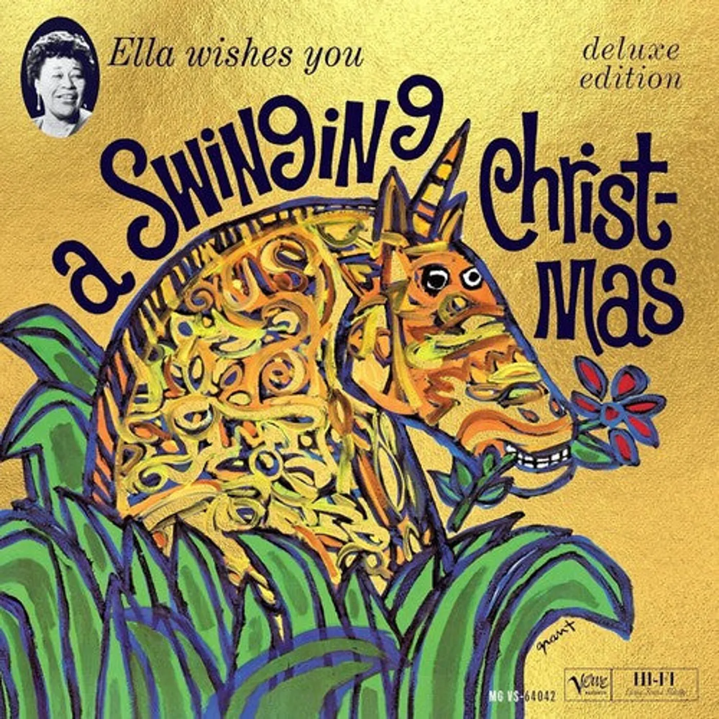 Ella Fitzgerald LP Vinyl - Ella Wishes You A Swinging Christmas (Dlx)