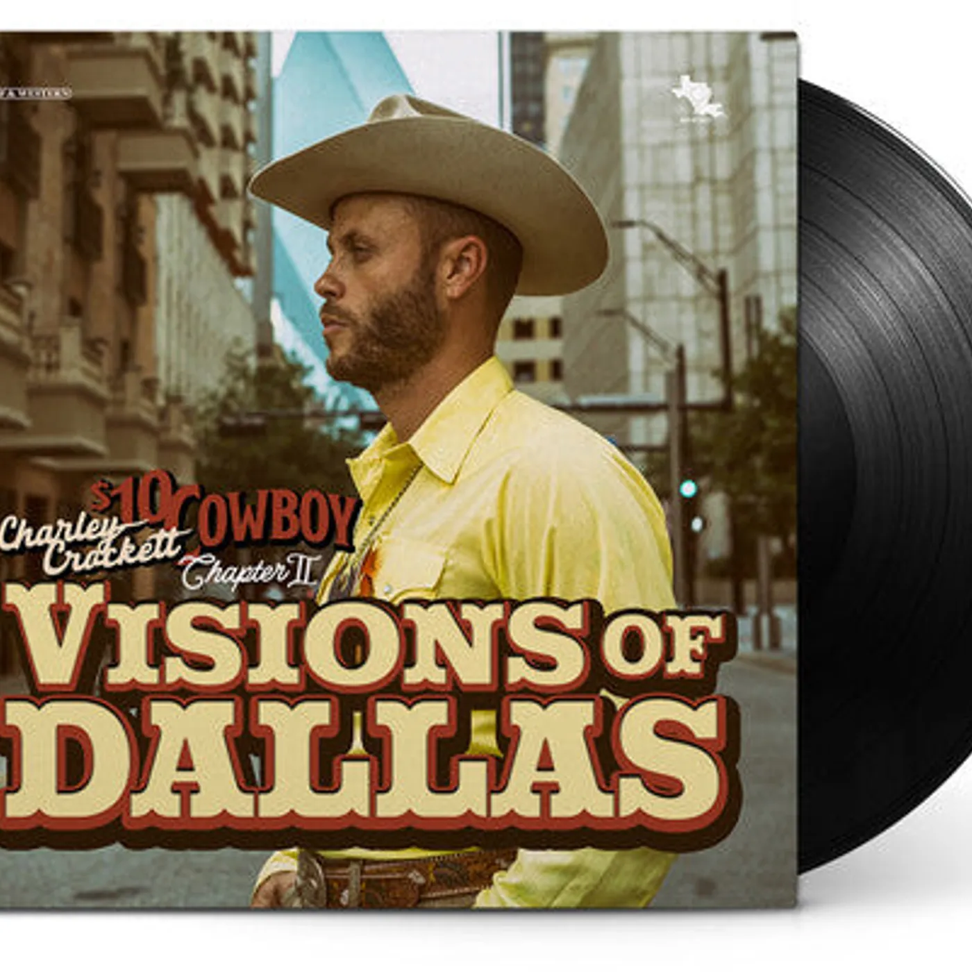 Charley Crockett LP Vinyl - Visions Of Dallas