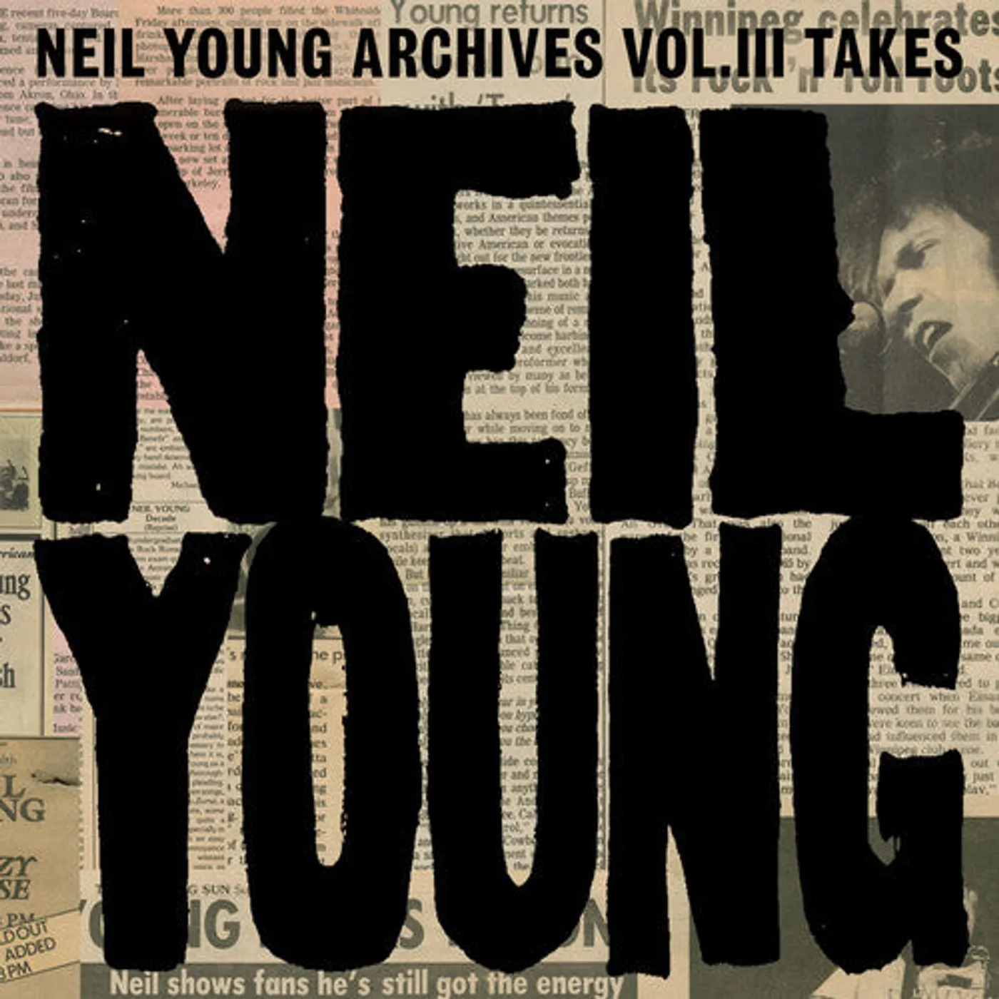 Neil Young LP Vinyl - Neil Young Archives Vol Iii Takes