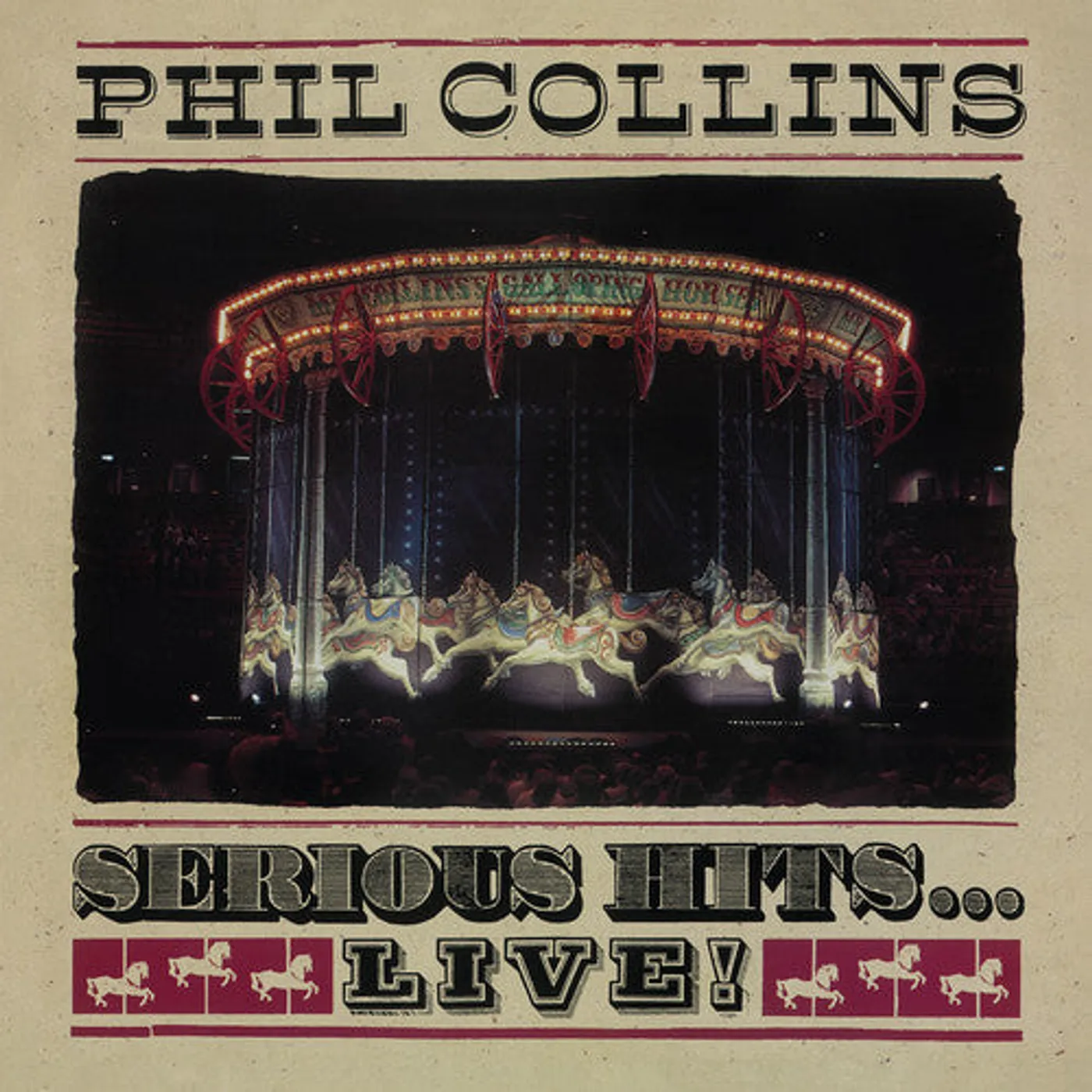 Phil Collins LP Vinyl - Serious Hits Live