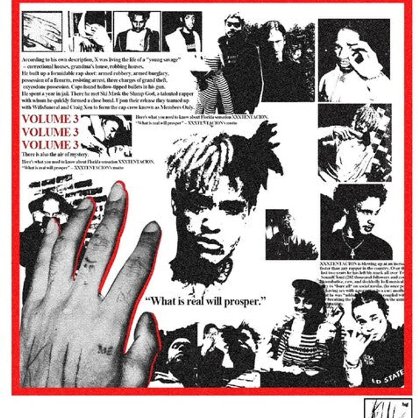 Xxxtentacion LP Vinyl - Xxxtentacion Presents: Members Only Vol. 3