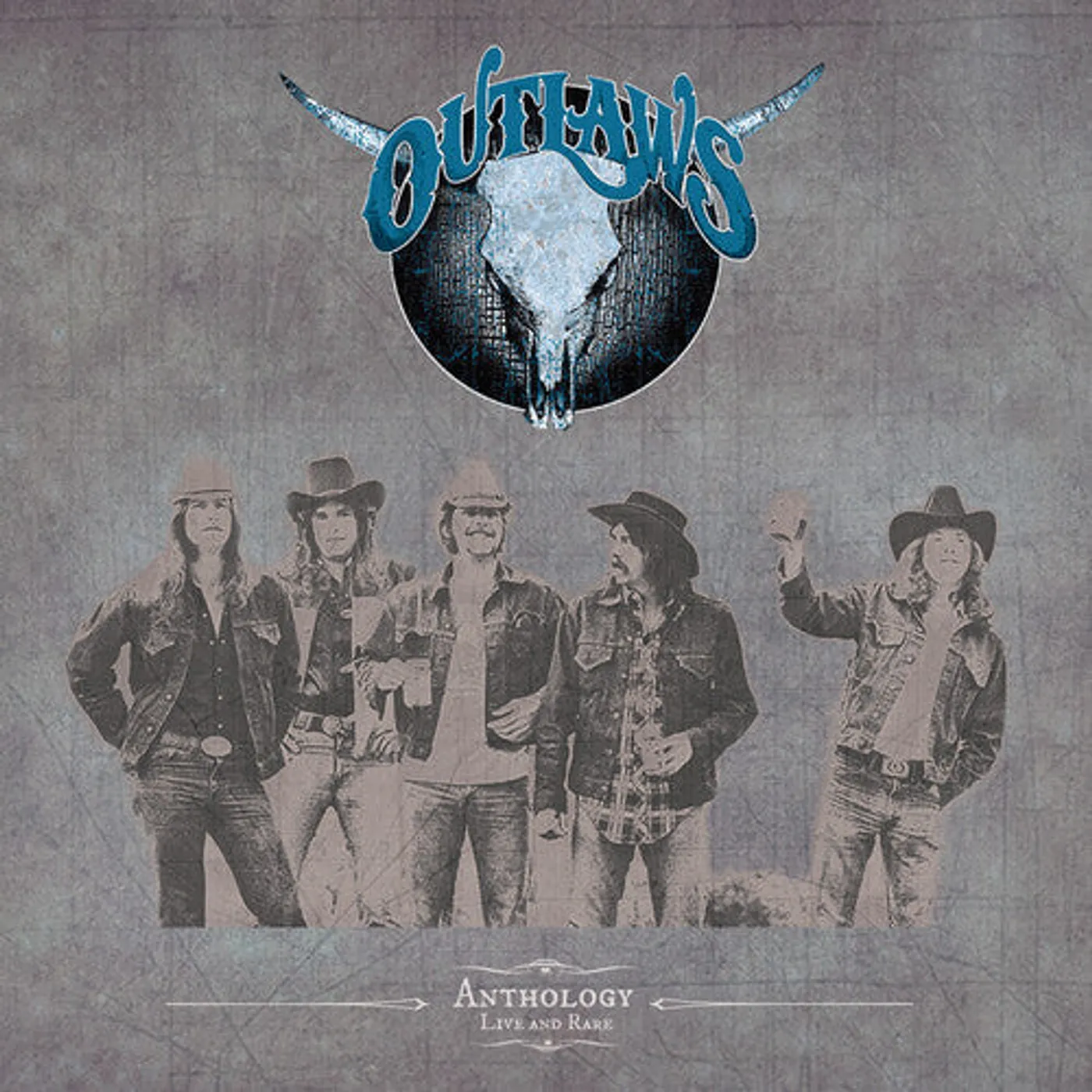 Outlaws LP Vinyl - Anthology - Live & Rare - Blue/Red/White/Purple