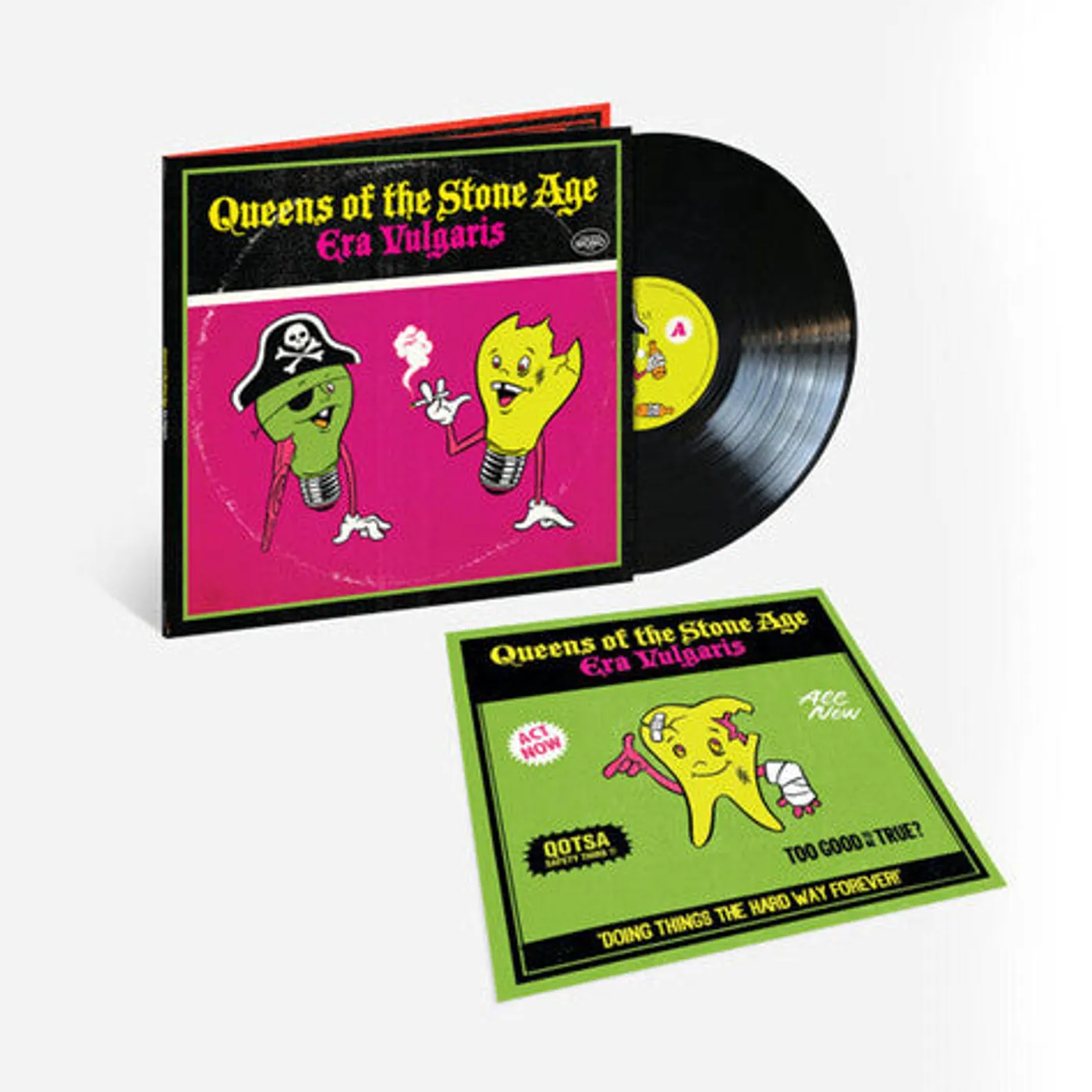 Queens Of The Stone Age LP Vinyl - Era Vulgaris (Gate Fold) (Ogv)