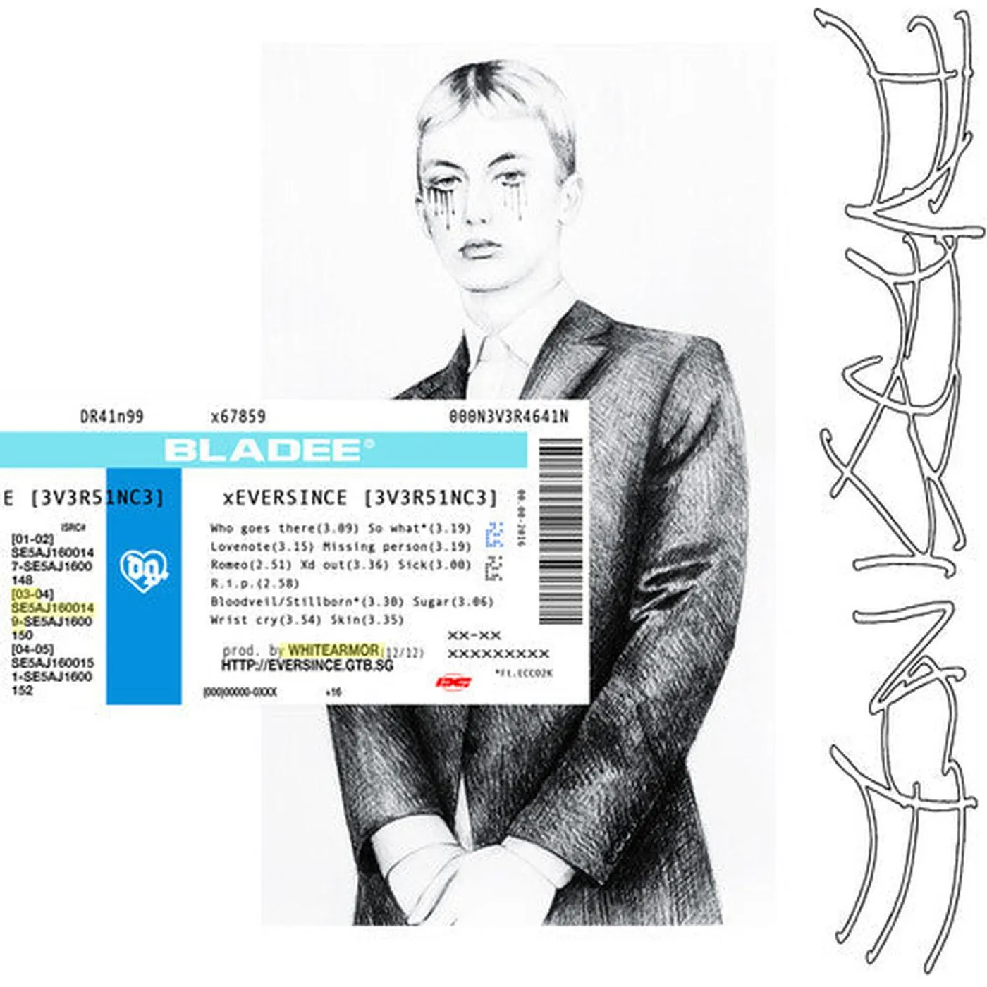 Bladee LP Vinyl - Eversince (Colv) (Wht)