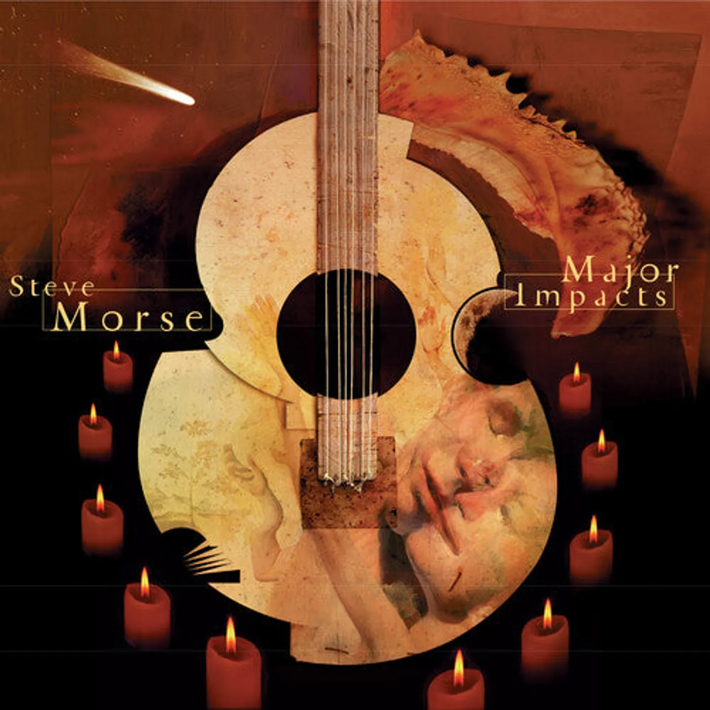 Steve Morse LP Vinyl - Major Impacts - Red (Colv) (Red)