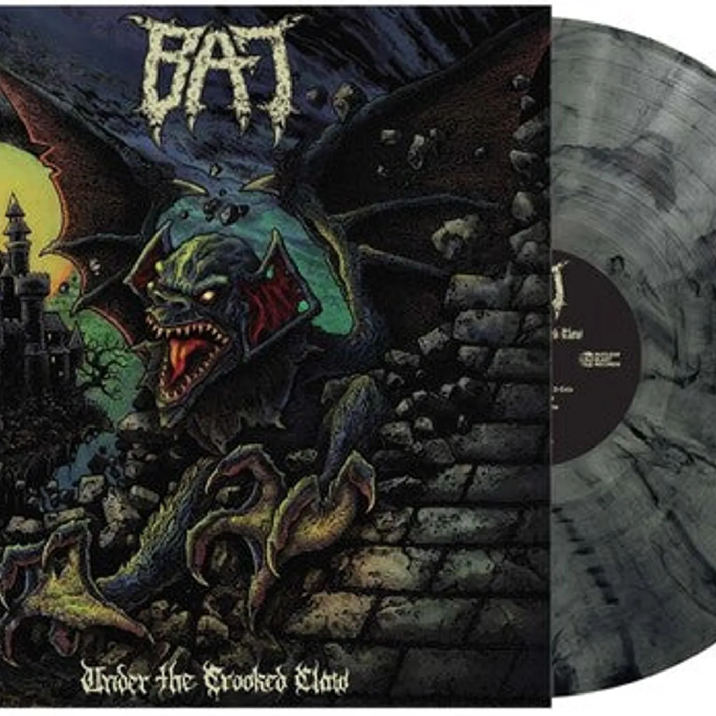 Bat LP Vinyl - Under The Crooked Claw - Clear & Black Marble