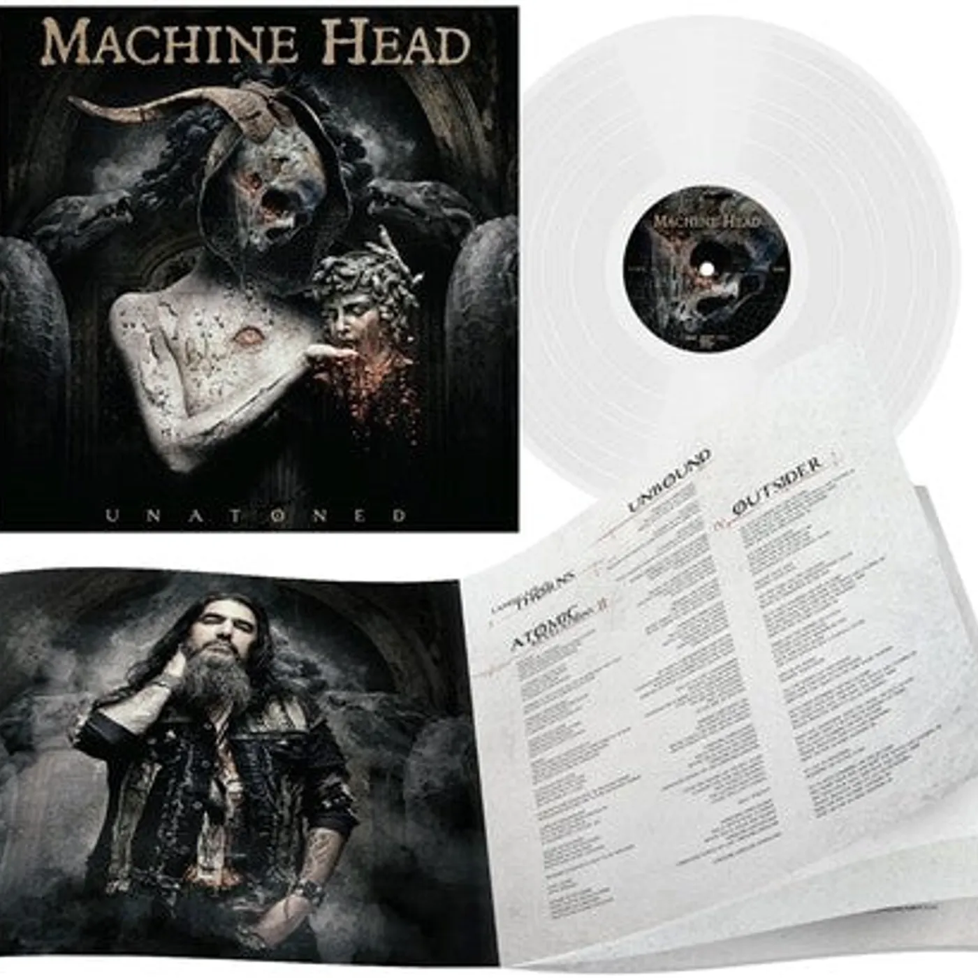 Machine Head LP Vinyl - Unatoned - Clear (Cvnl)