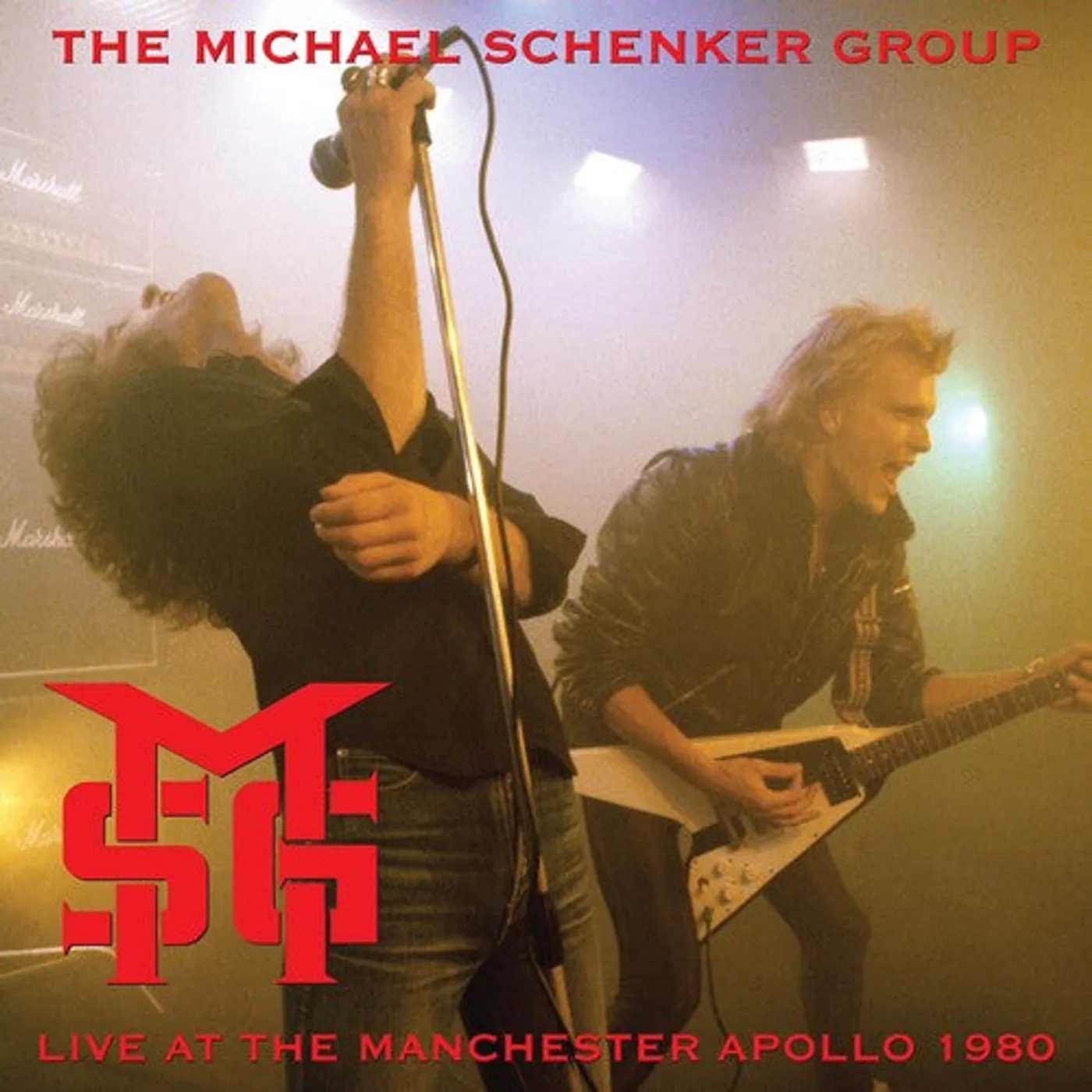 Michael Schenker Group LP Vinyl - Live In Manchester 1980 (Red)