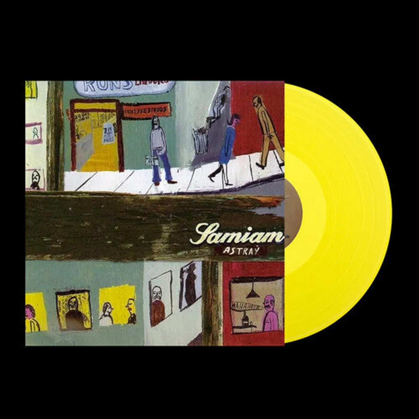 Samiam LP Vinyl - Astray - Yellow (Colv) (Ylw) (Reis)