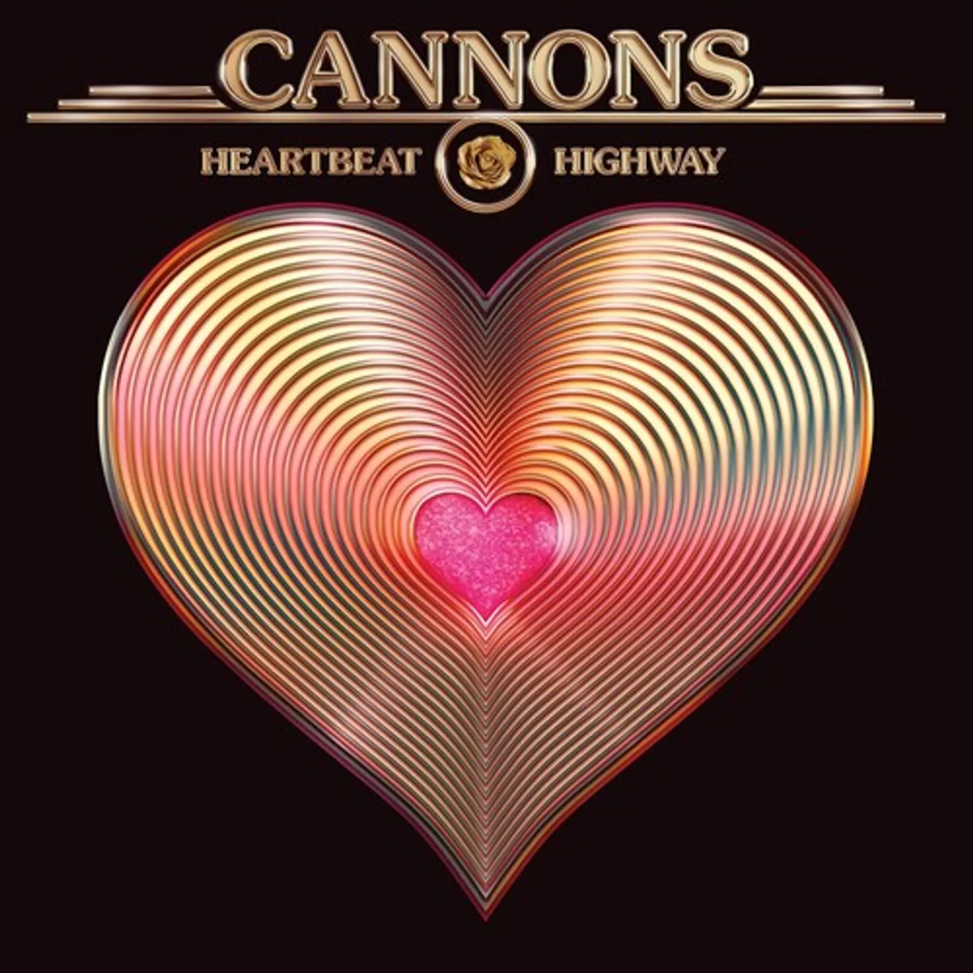 Cannons LP Vinyl - Heartbeat Highway (Colv) (Gol) (Ofv)