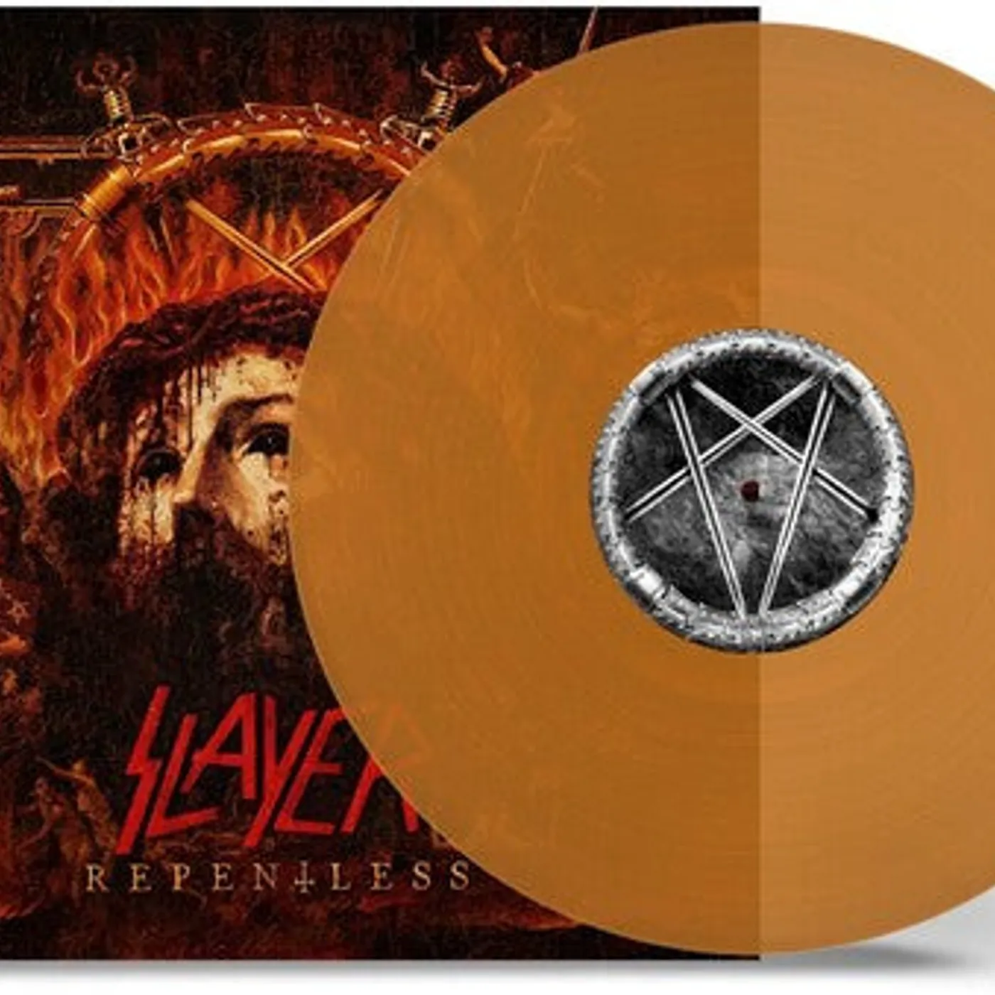 Slayer LP Vinyl - Repentless - Yellow (Colv) (Gate) (Ylw)