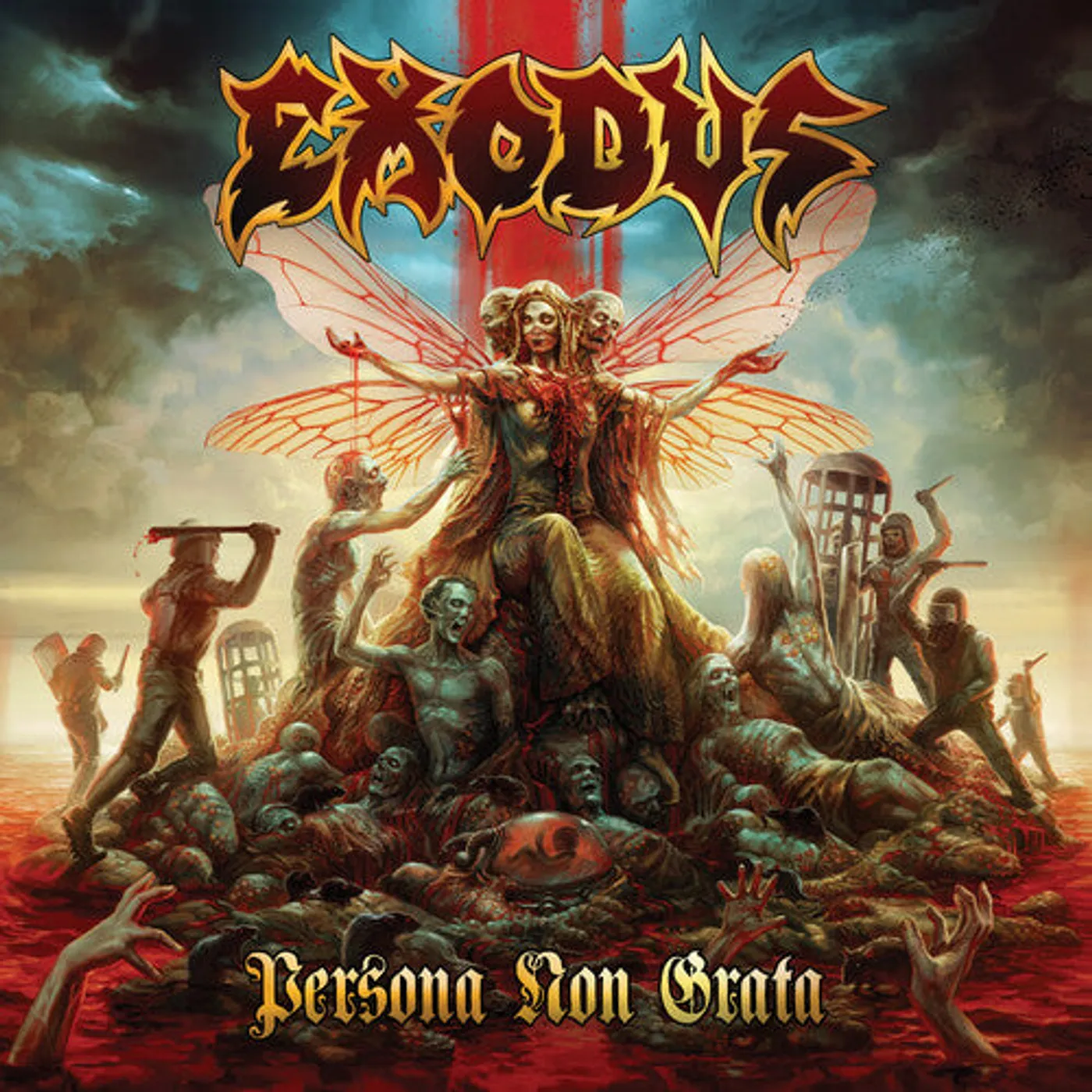 Exodus LP Vinyl - Persona Non Grata - Clear Gold Black Turquoise