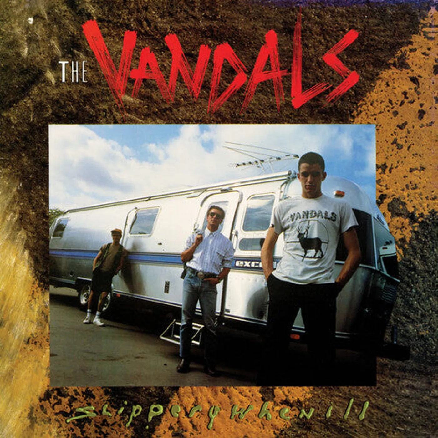 The Vandals  LP Vinyl - Slippery When Ill - Red Marble (Colv) (Ltd) (Red)