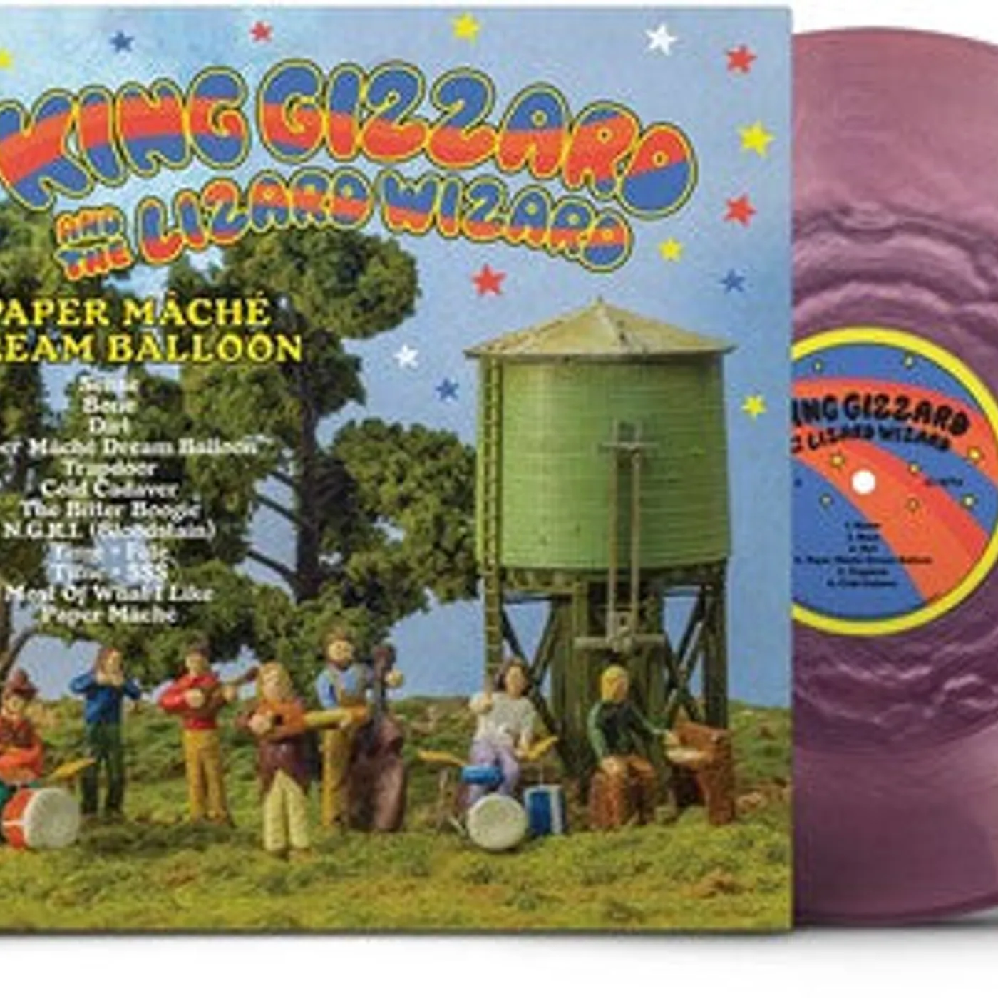 King Gizzard & The Lizard Wizard LP Vinyl - Paper Mbchi Dream Balloon [Pink Seaglass Edition]