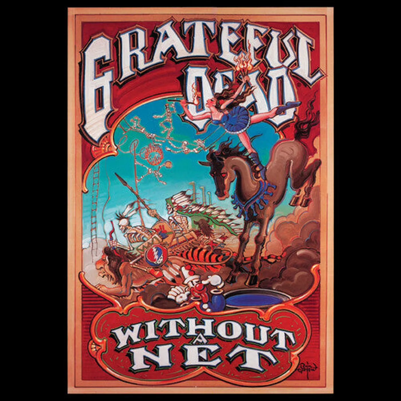 Grateful Dead LP Vinyl - Without A Net