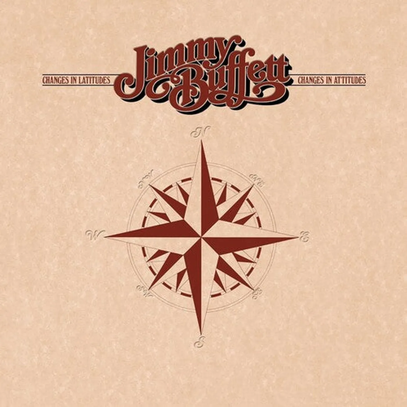 Jimmy Buffett LP Vinyl - Changes In Latitudes, Changes In Attitudes