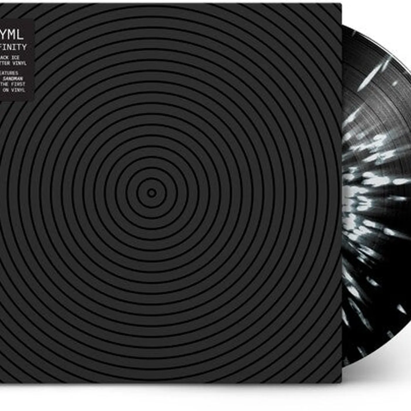 Syml LP Vinyl - Infinity - Black Ice With White Splatter (Blk)