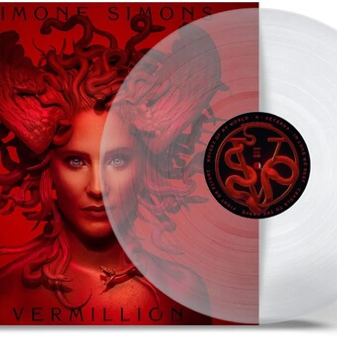 Simone Simons LP Vinyl - Vermillion - Clear (Cvnl) (Gate Fold)