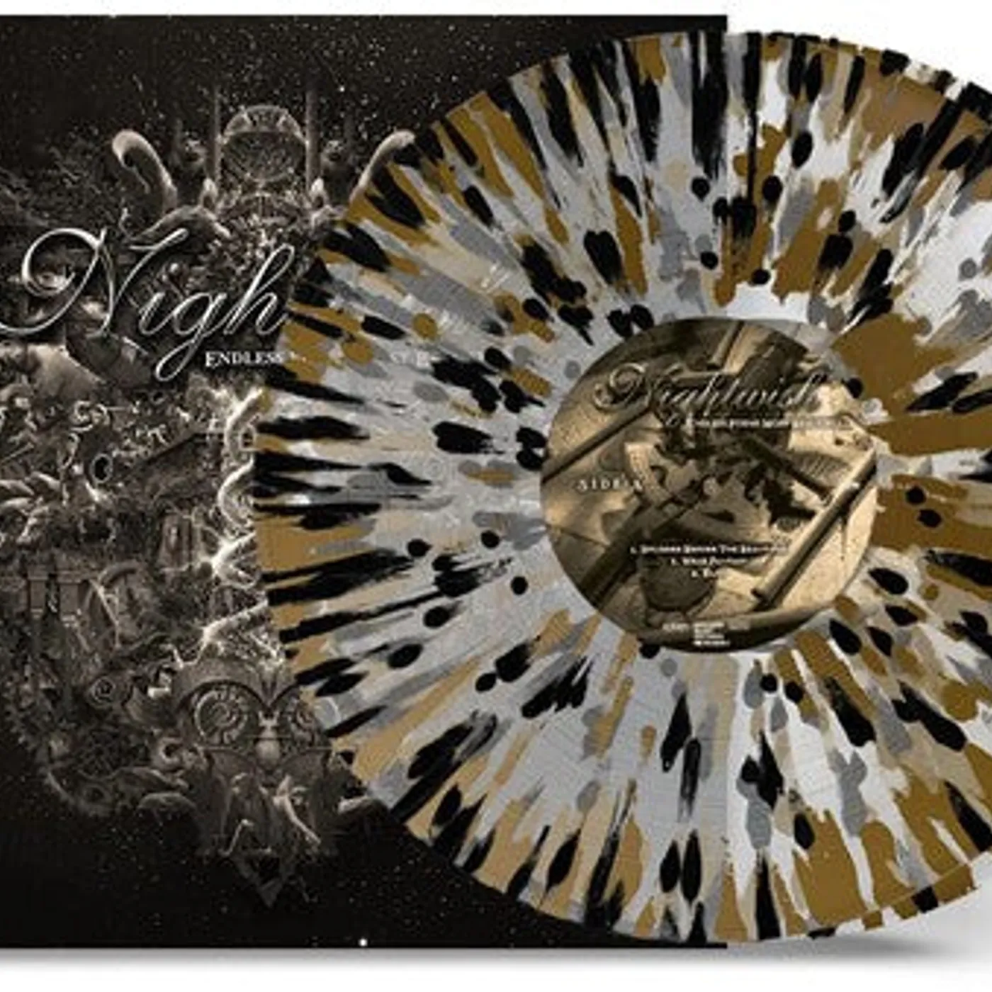 Nightwish LP Vinyl - Endless Forms Most Beautiful - Clear Gold & Black