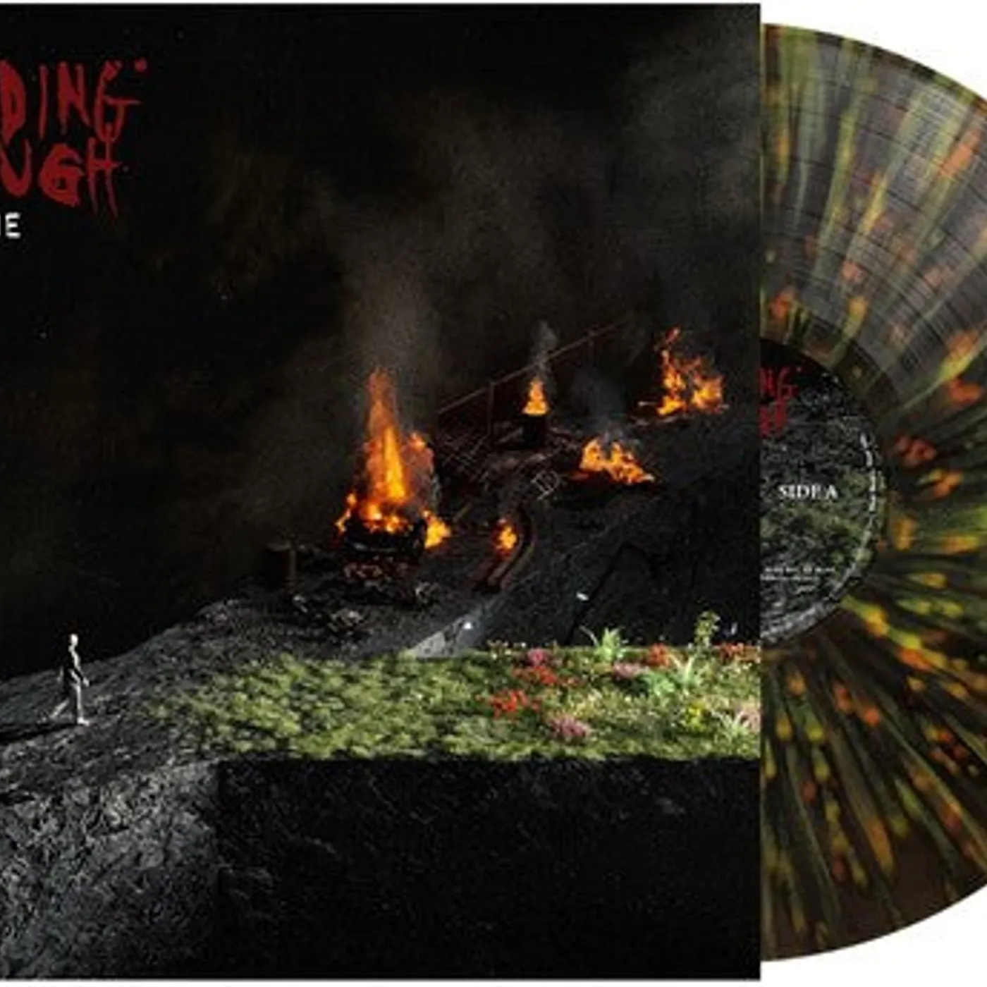 Bleeding Through LP Vinyl - Nine - Forest Green Orange & Yellow Splatter (Grn)