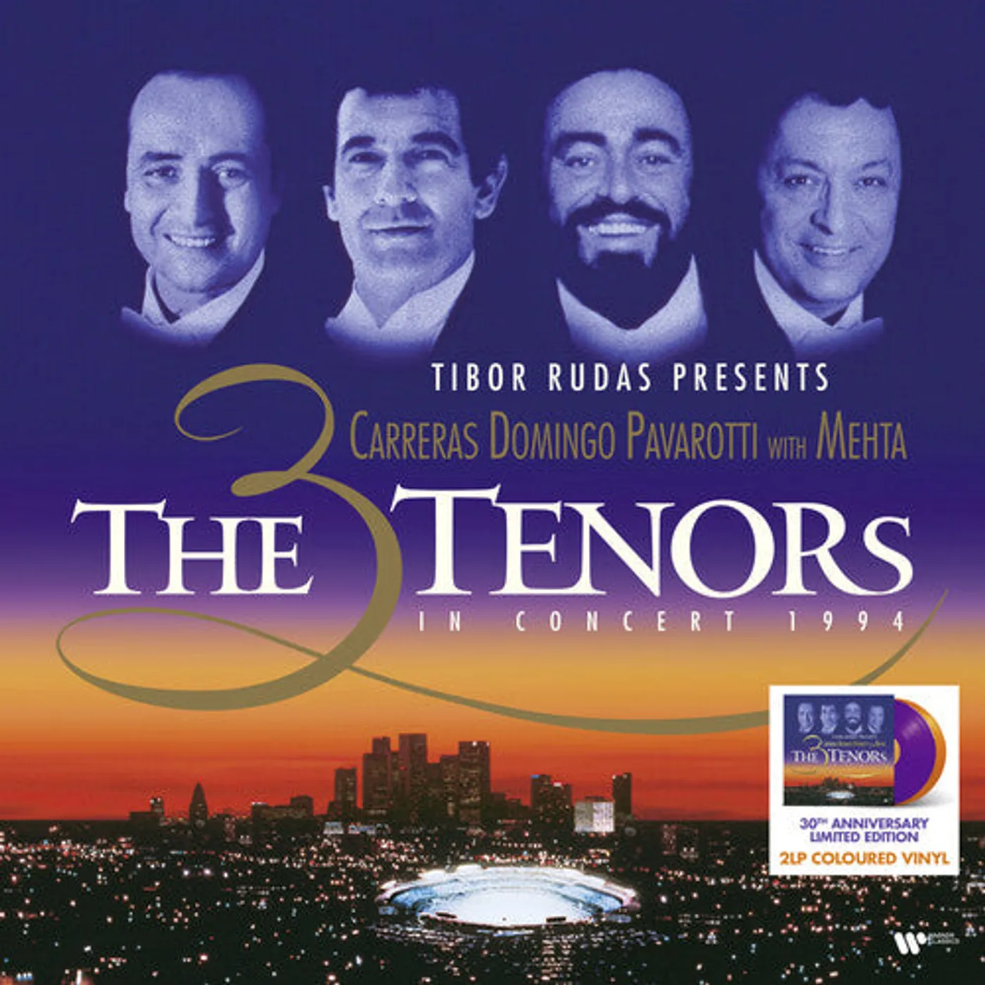 The Three Tenors LP Vinyl - Three Tenors In Concert (Gate Fold) (Ltd)