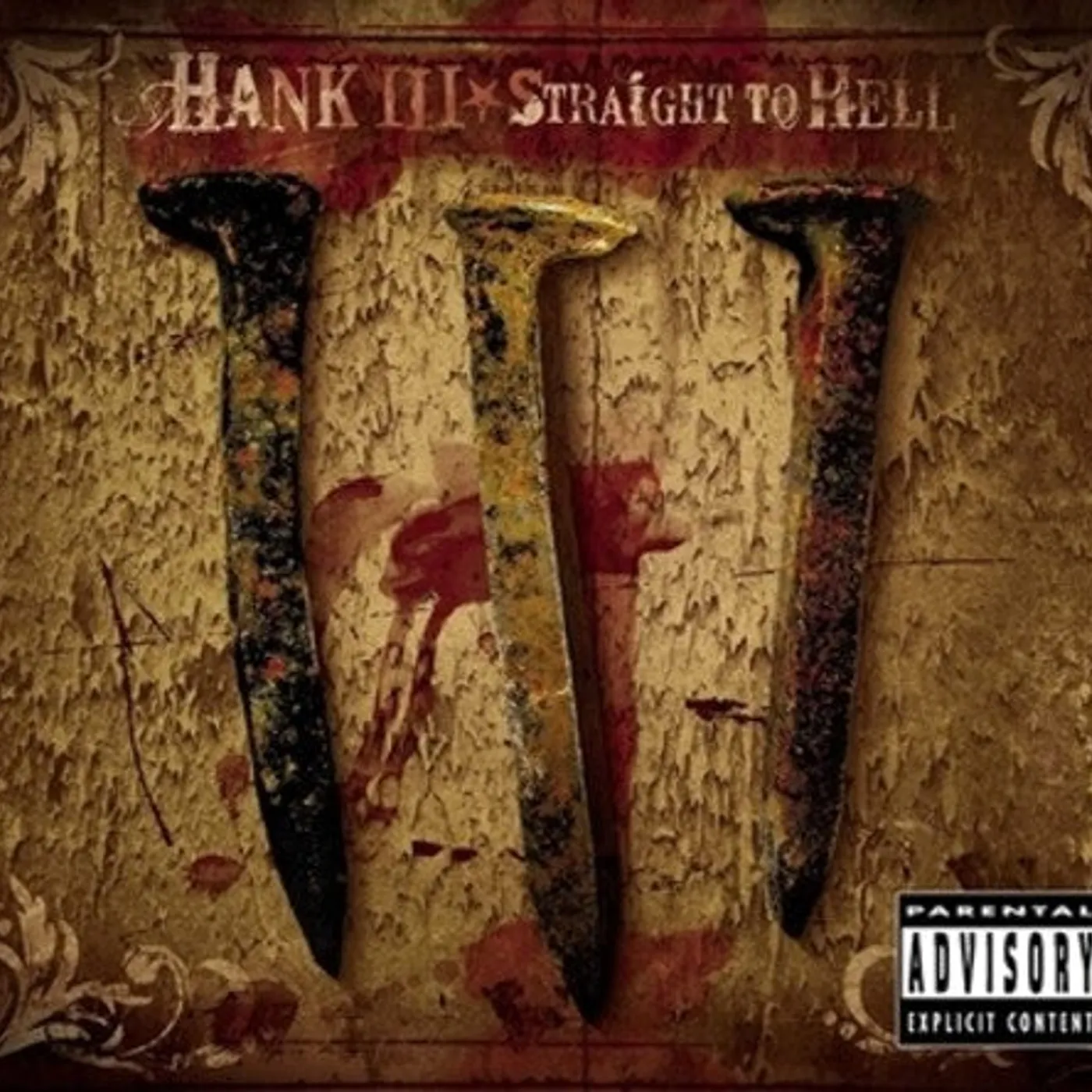 Hank Williams III LP Vinyl - Straight To Hell (Colv) (Red)
