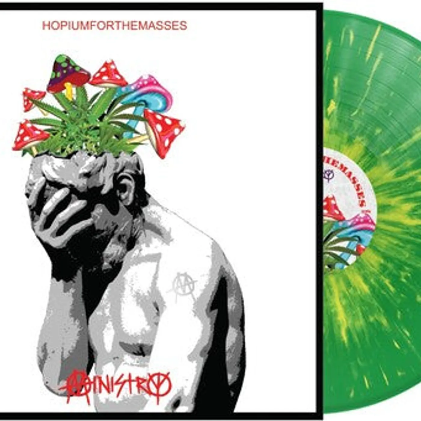 Ministry LP Vinyl - Hopiumforthemasses - Green & Yellow Splatter (Grn)