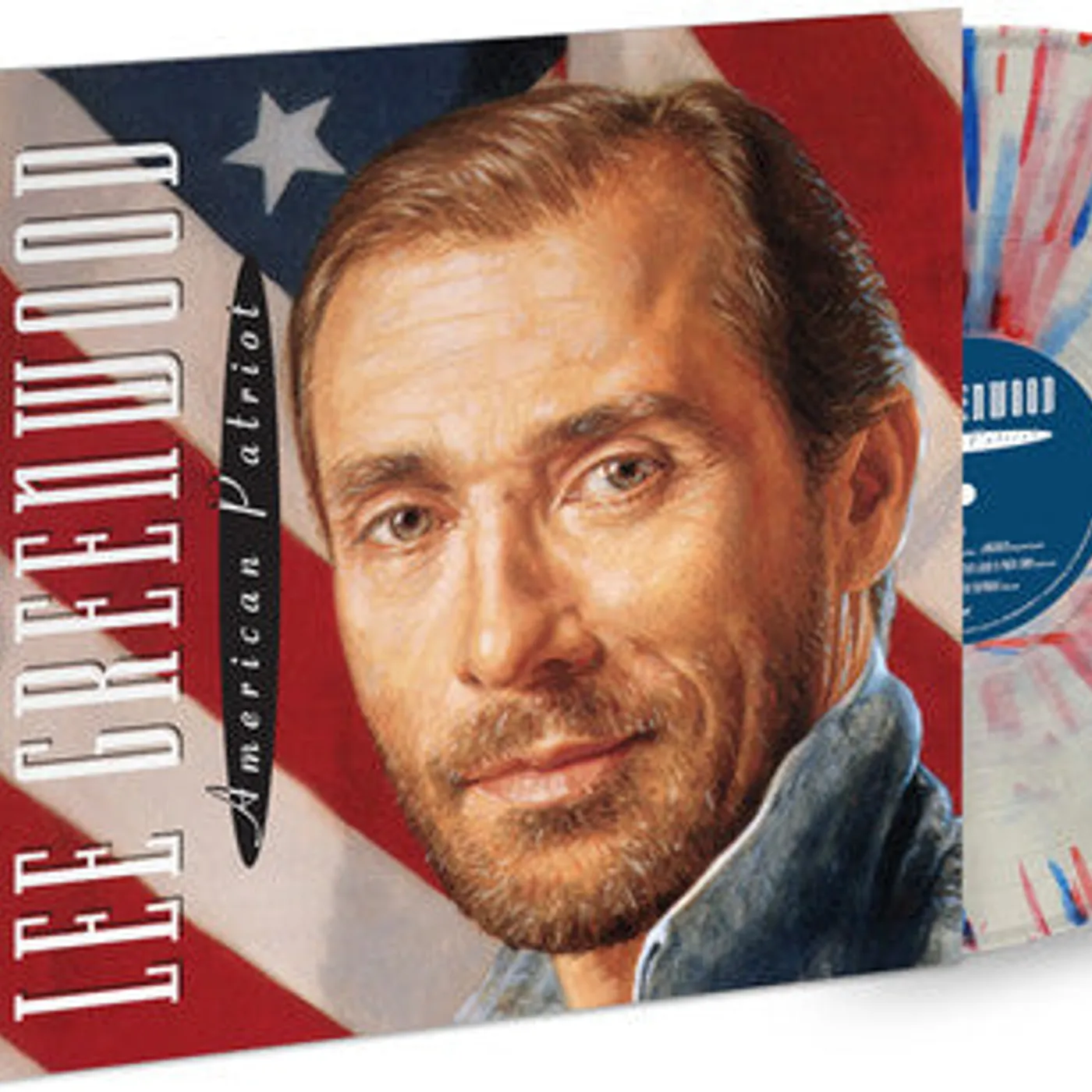 Lee Greenwood LP Vinyl - American Patriot (Blue) (Colv) (Red) (Wht) (Spla)