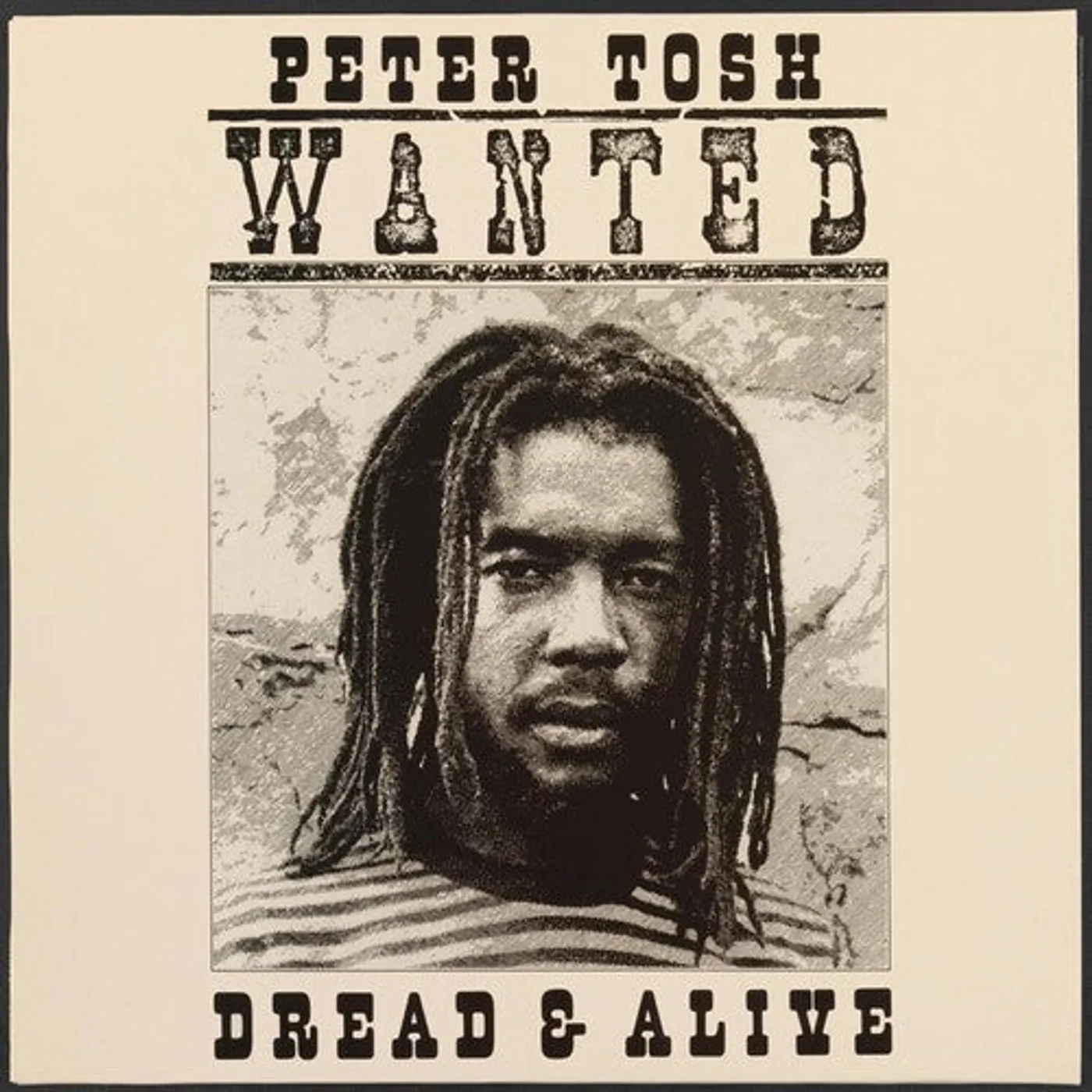 Peter Tosh LP Vinyl - Wanted Dread And Alive