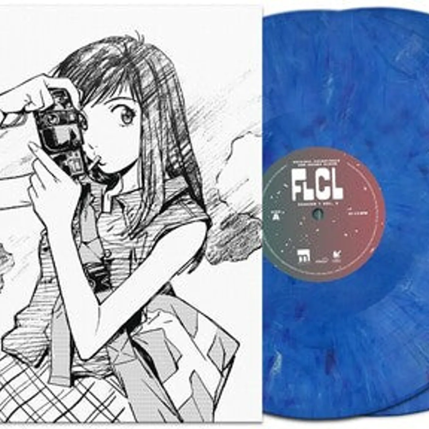 the pillows (Blue) (Colv) (Gate) (Ofv) LP Vinyl - Flcl Season 1 Vol. 2 - Original Soundtrack (Drama Album) (Blue)