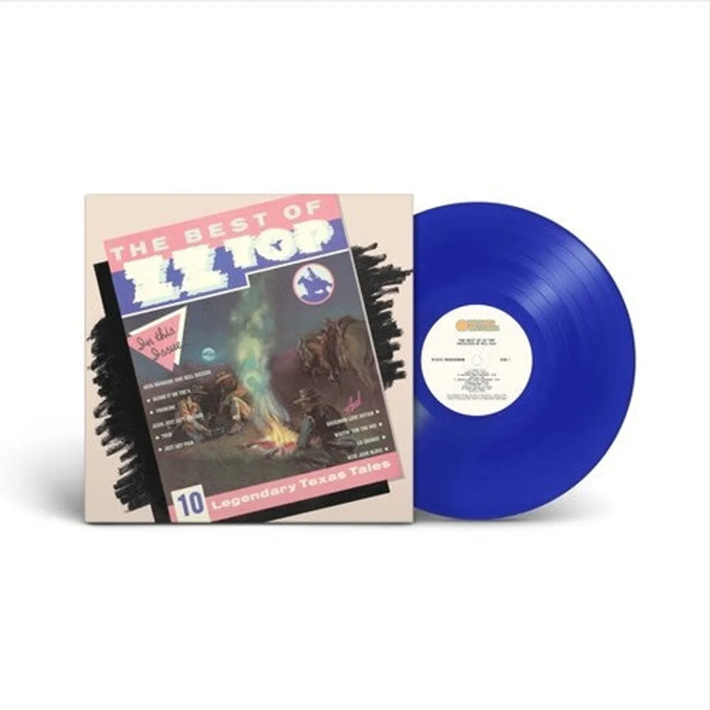Zz Top LP Vinyl - Best Of Zz Top (Rocktober) (Blue) (Cvnl)