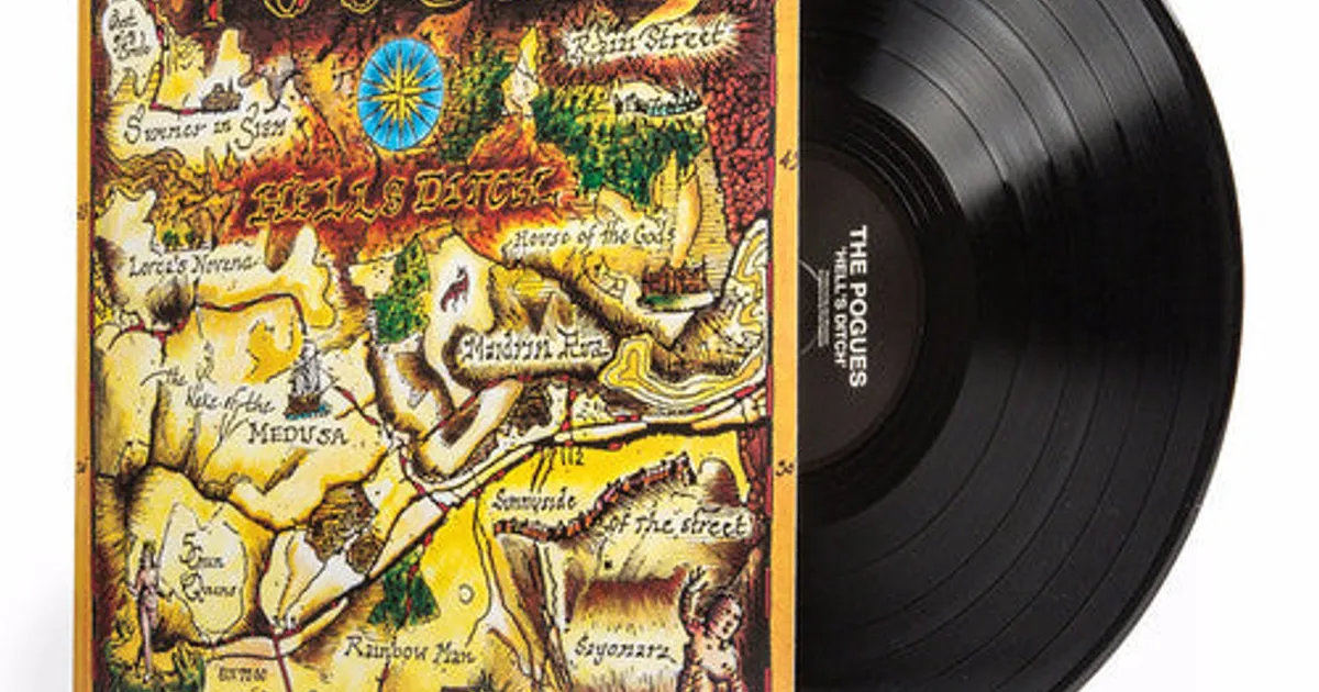 メ⑮-㊻ THE POGUES - Hell's Ditch　レコード　LP Pogues - Hell's Ditch - Amazon.com Music