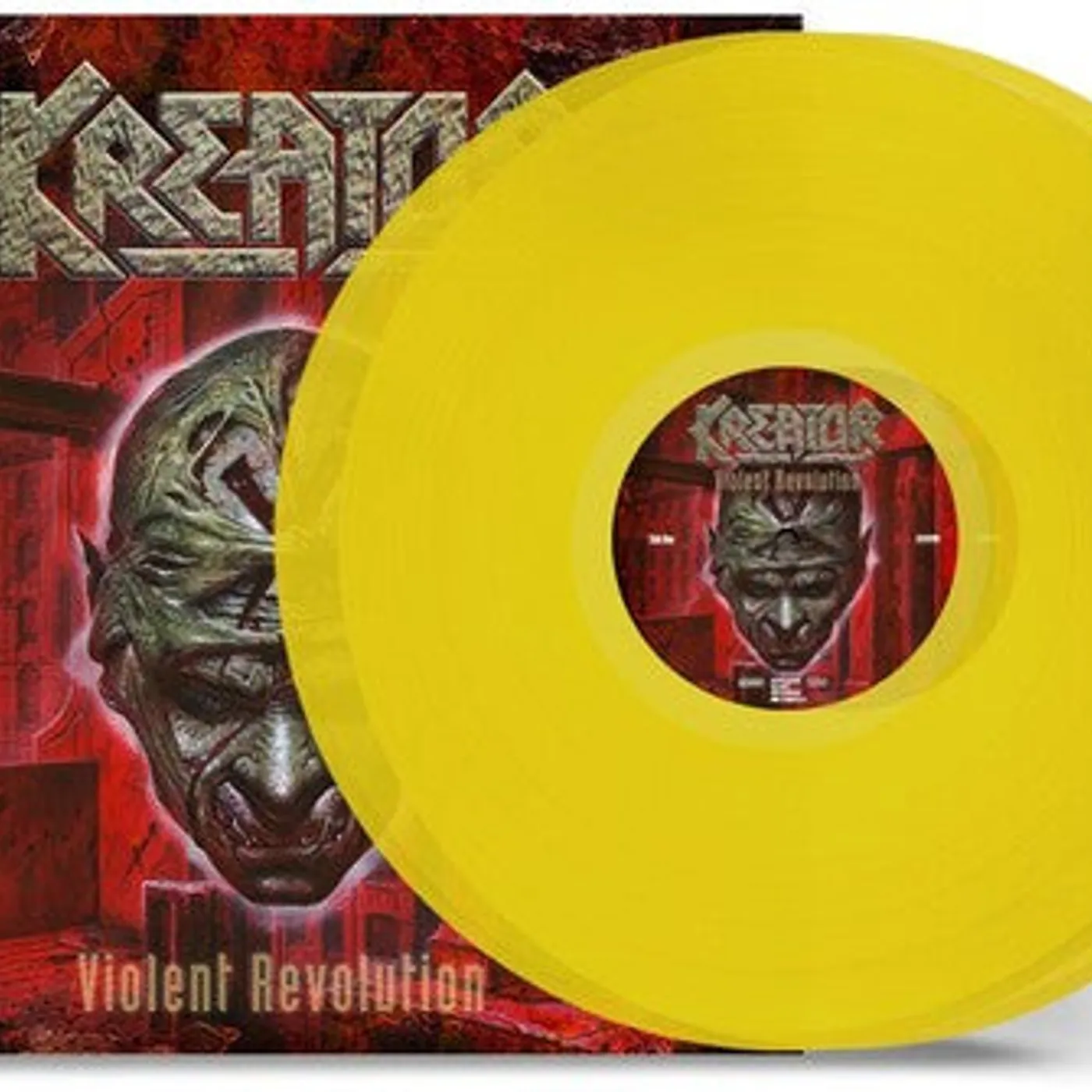 Kreator LP Vinyl - Violent Revolution - Yellow (Colv) (Cvnl) (Gate)