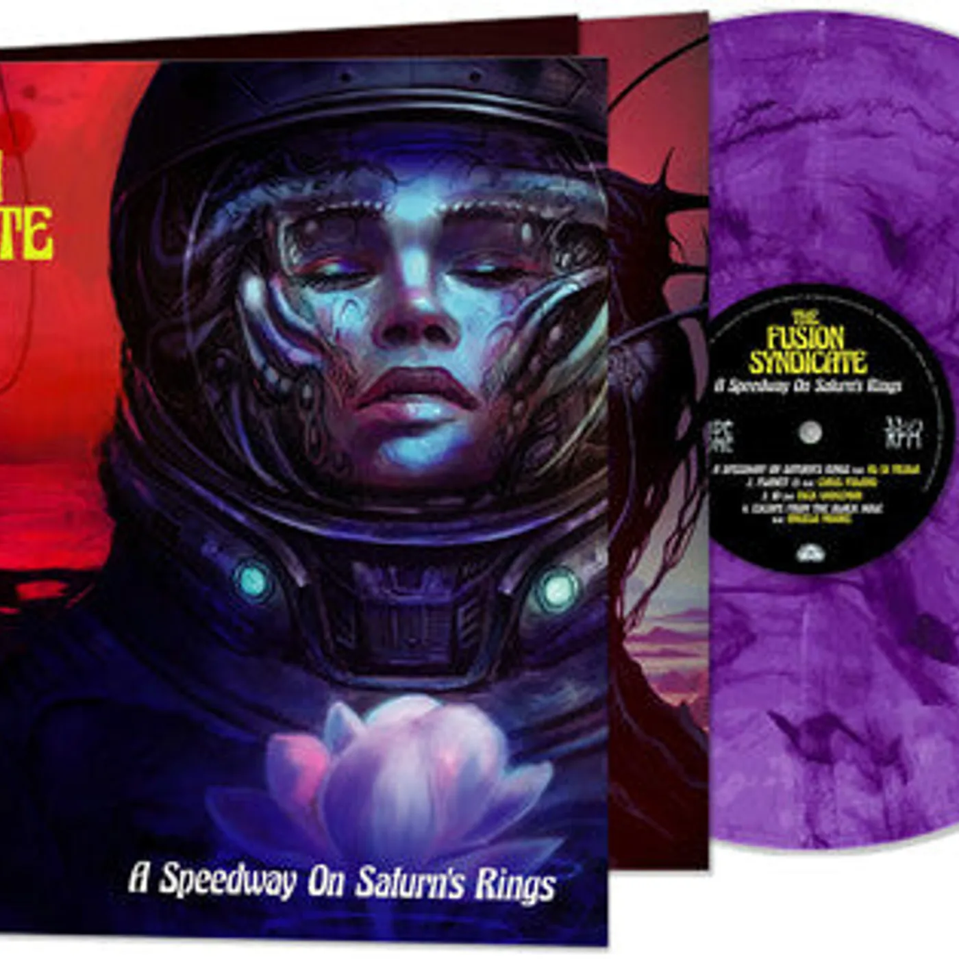 The Fusion Syndicate LP Vinyl - Speedway On Saturn'S Rings (Colv) (Purp)