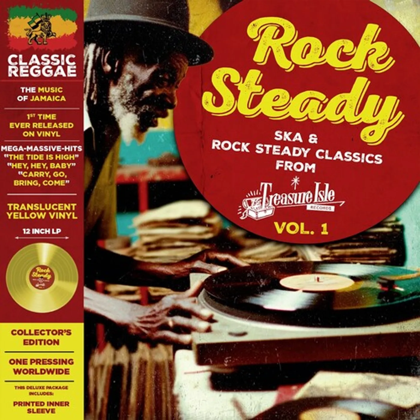 Steady Rock LP Vinyl - Ska & Rock Steady Classics From Treasure Isle V. 1
