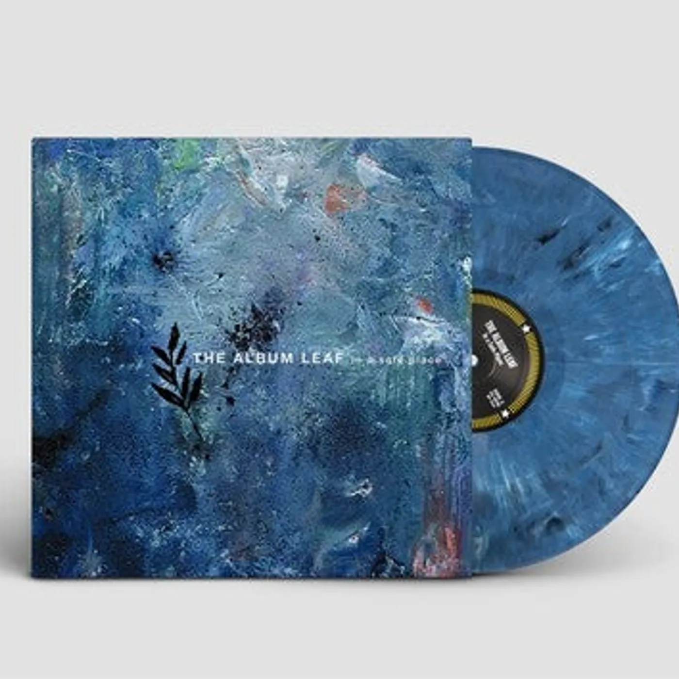 The Album Leaf LP Vinyl - In A Safe Place - Blue/Black/White Mix (Blk) (Wht)