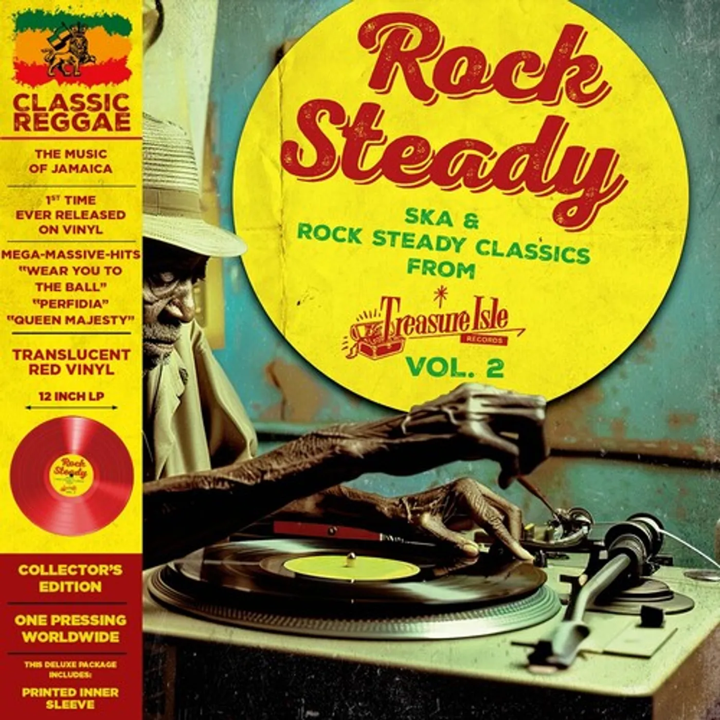 Steady Rock LP Vinyl - Ska & Rock Steady Classics From Treasure Isle V. 2
