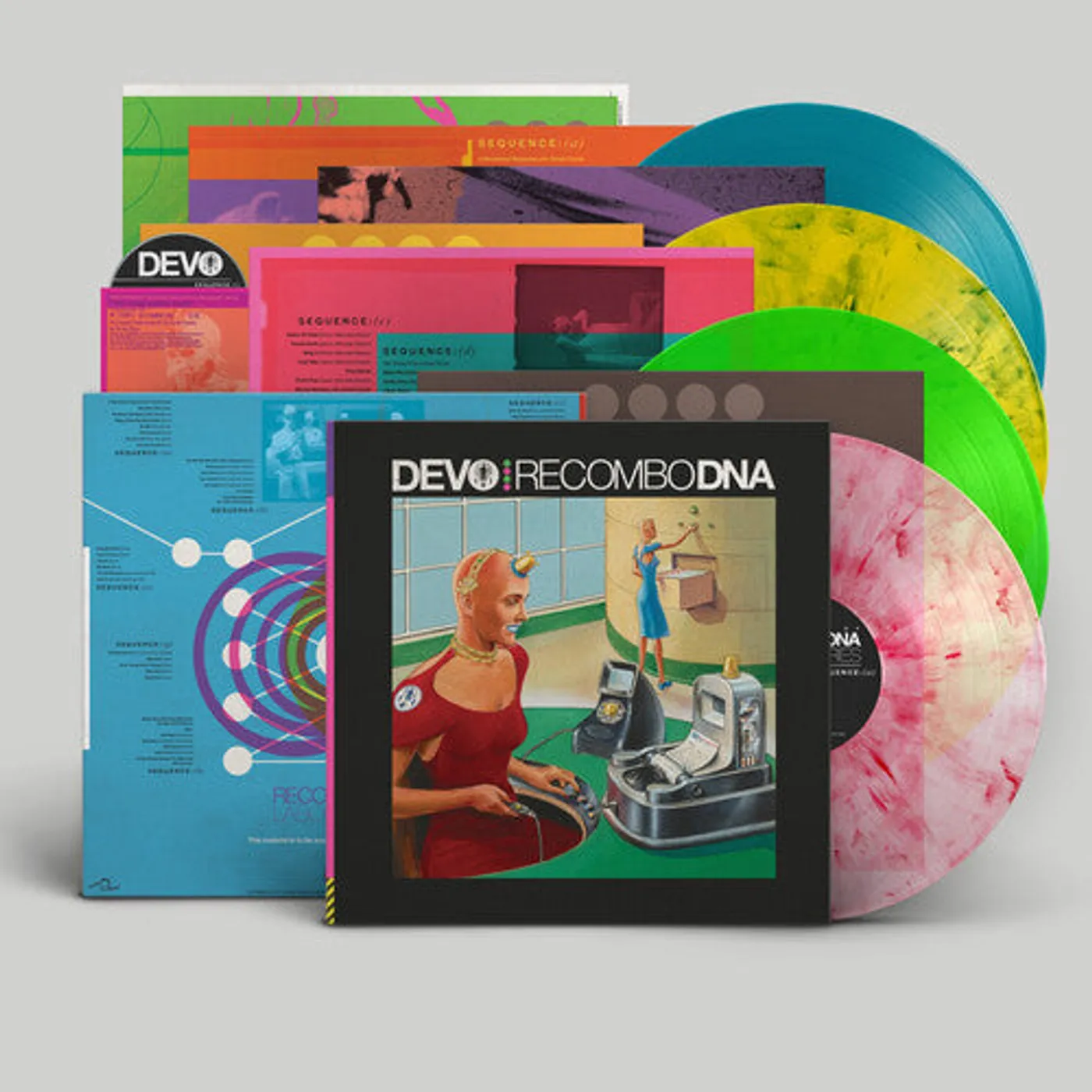 Devo LP Vinyl - Recombo Dna (Blue) (Box) (Colv) (Grn) (Red) (Ylw)