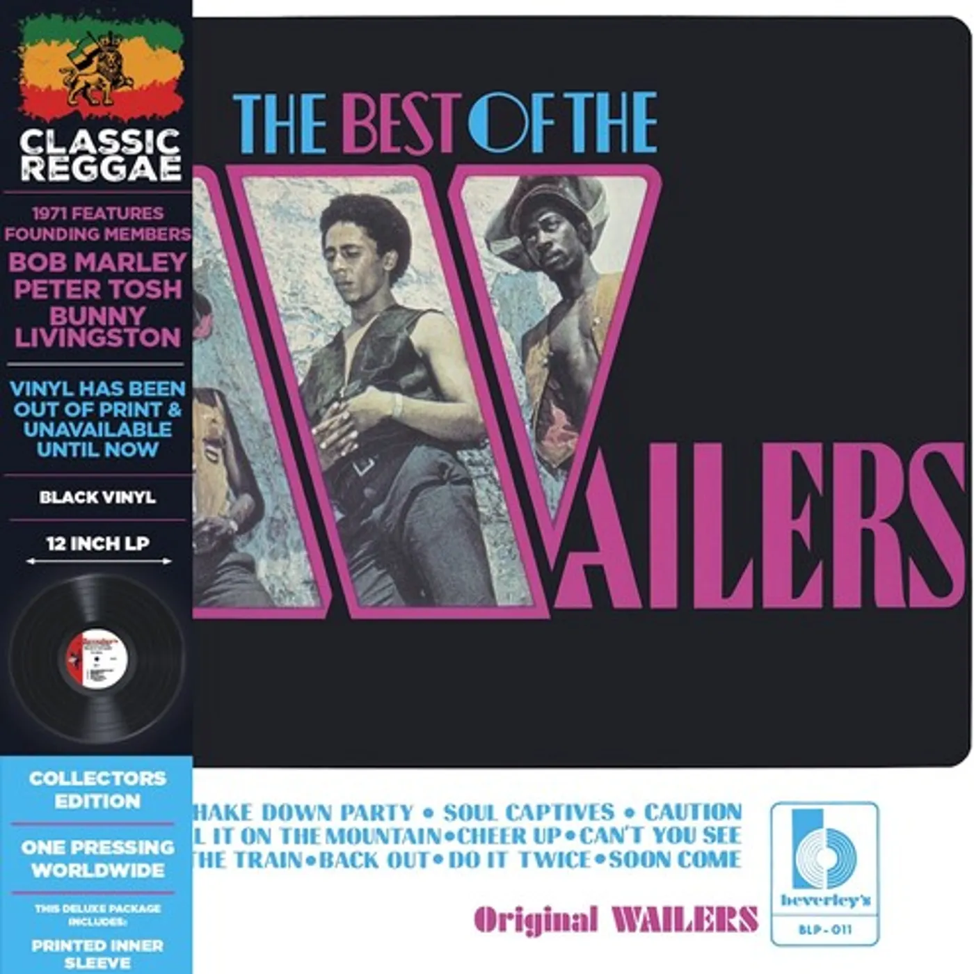 Wailers LP Vinyl - Best Of The Wailers (Ltd) (Rmst) (Reis)