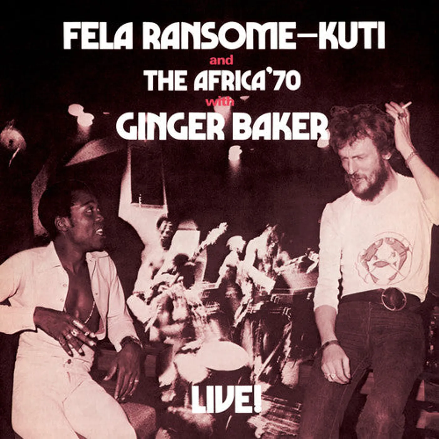 Fela Kuti LP Vinyl - Fela Live With Ginger Baker (Dlcd)