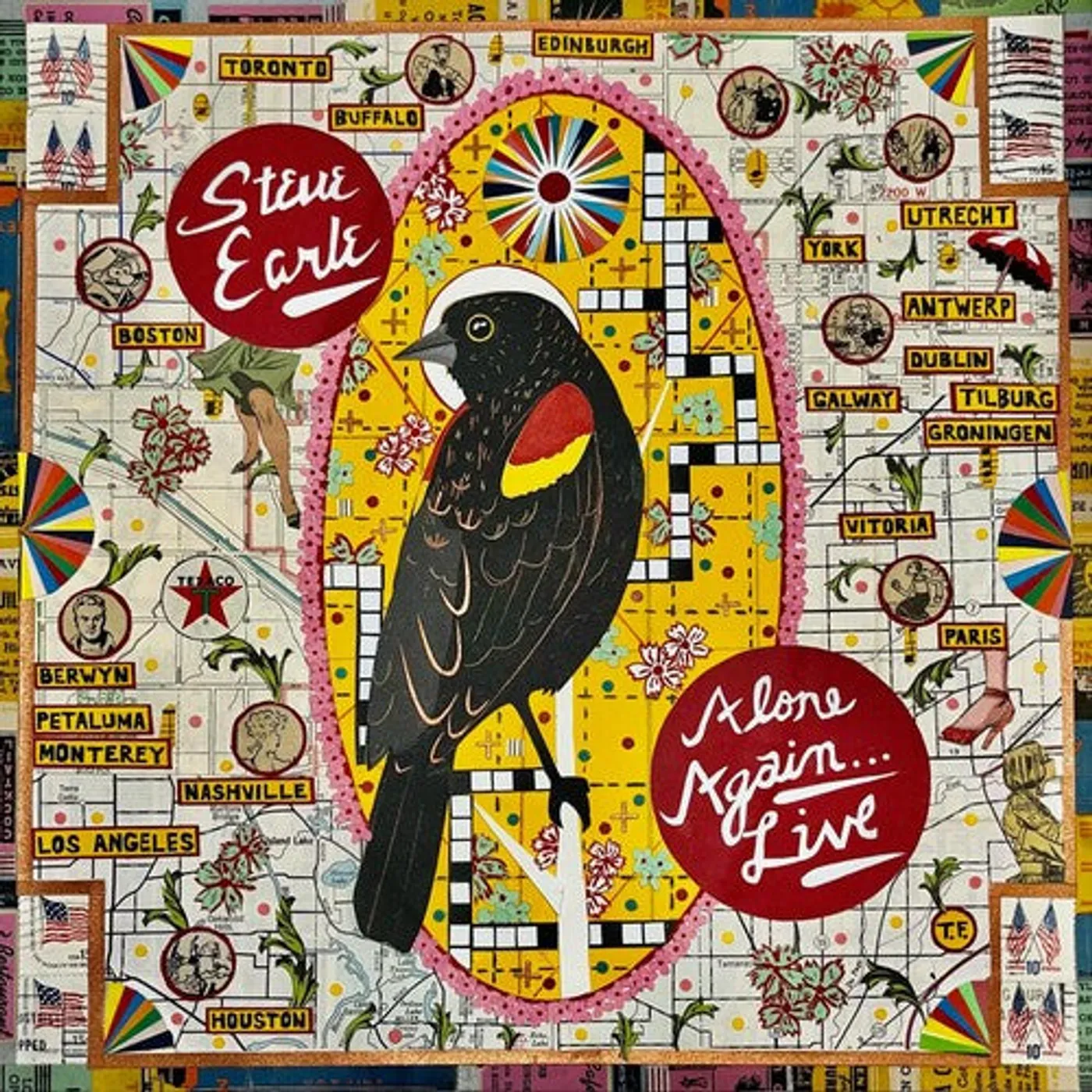 Steve Earle LP Vinyl - Alone Again (Live)