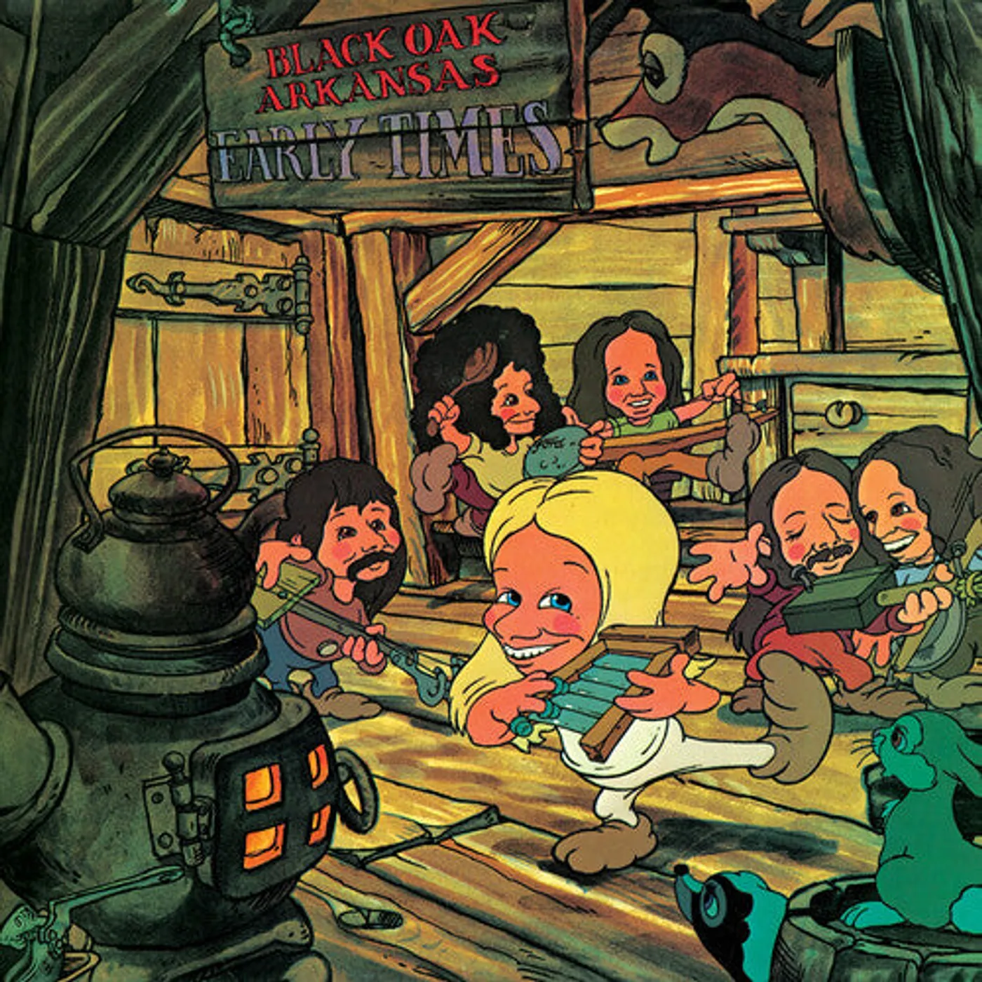 Black Oak Arkansas LP Vinyl - Early Times (Colv) (Red) (Reis)