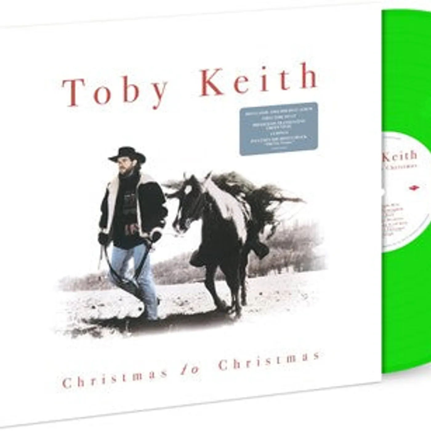 Toby Keith LP Vinyl - Christmas To Christmas (Cvnl) (Grn)