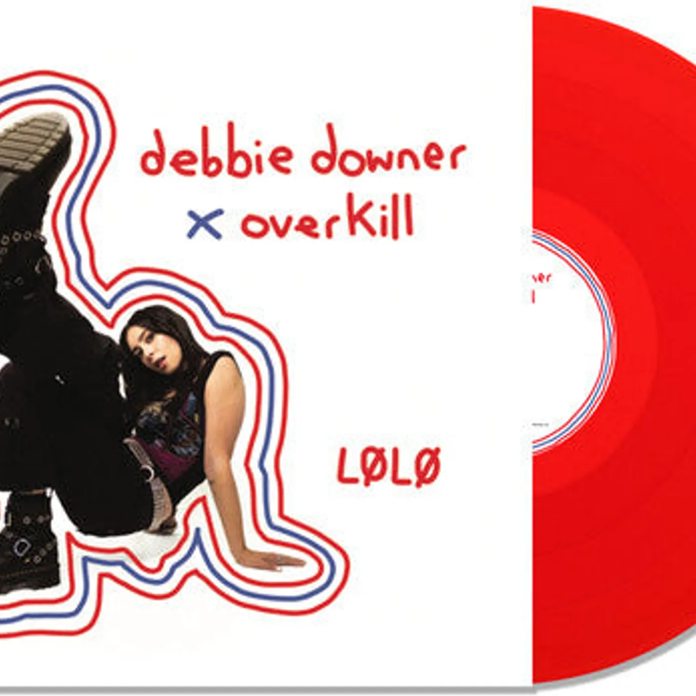 Lolo LP Vinyl - Debbie Downer / Overkill - Transparent Red (Colv)