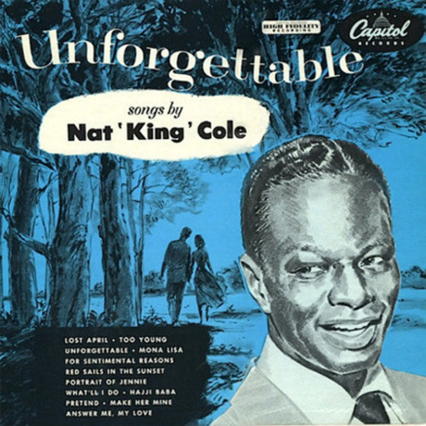 Nat King Cole LP Vinyl - Unforgettable